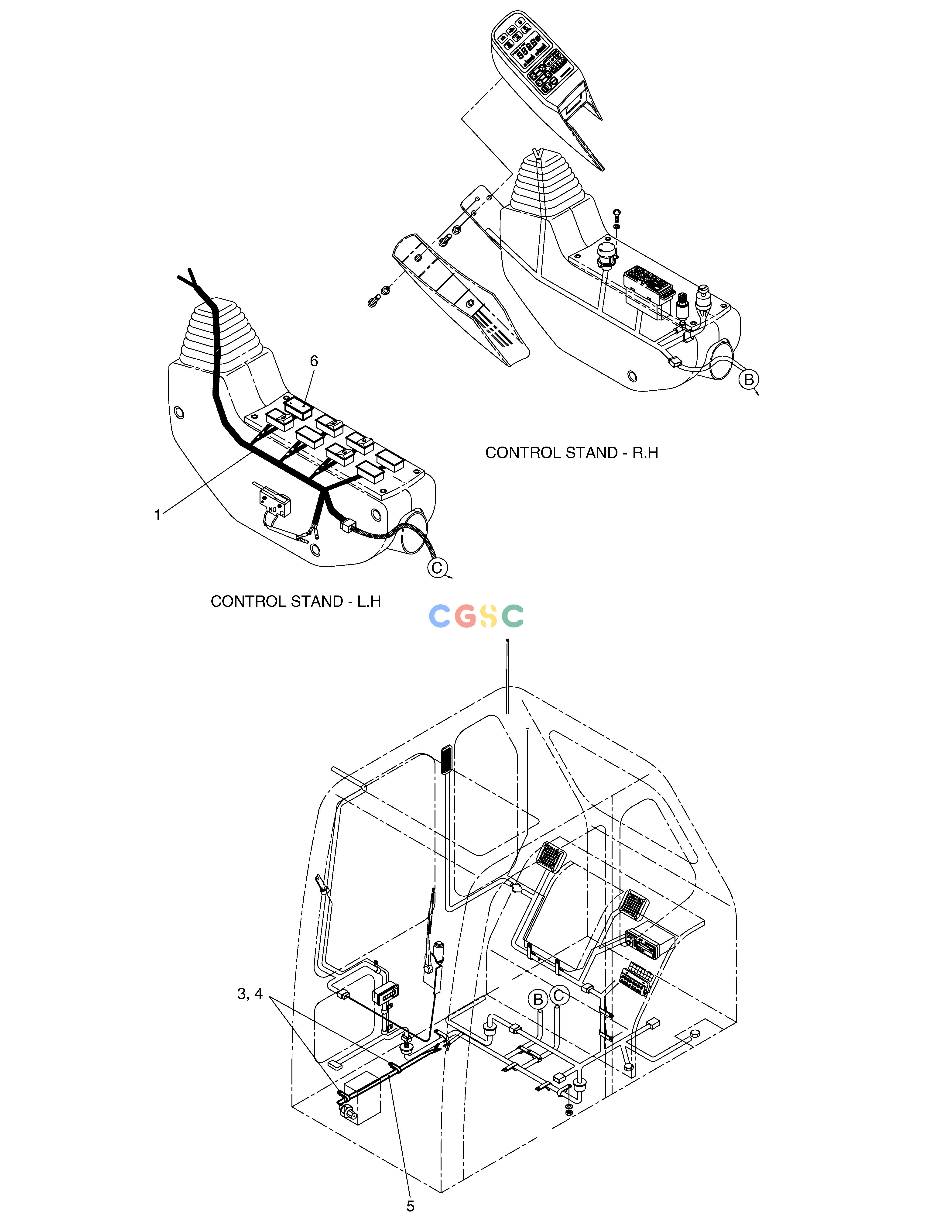 斗山零件查询ELECTRIC ASS'Y-PEDAL(BREAKER) SOLAR 290LC-V Doosan parts catalog online