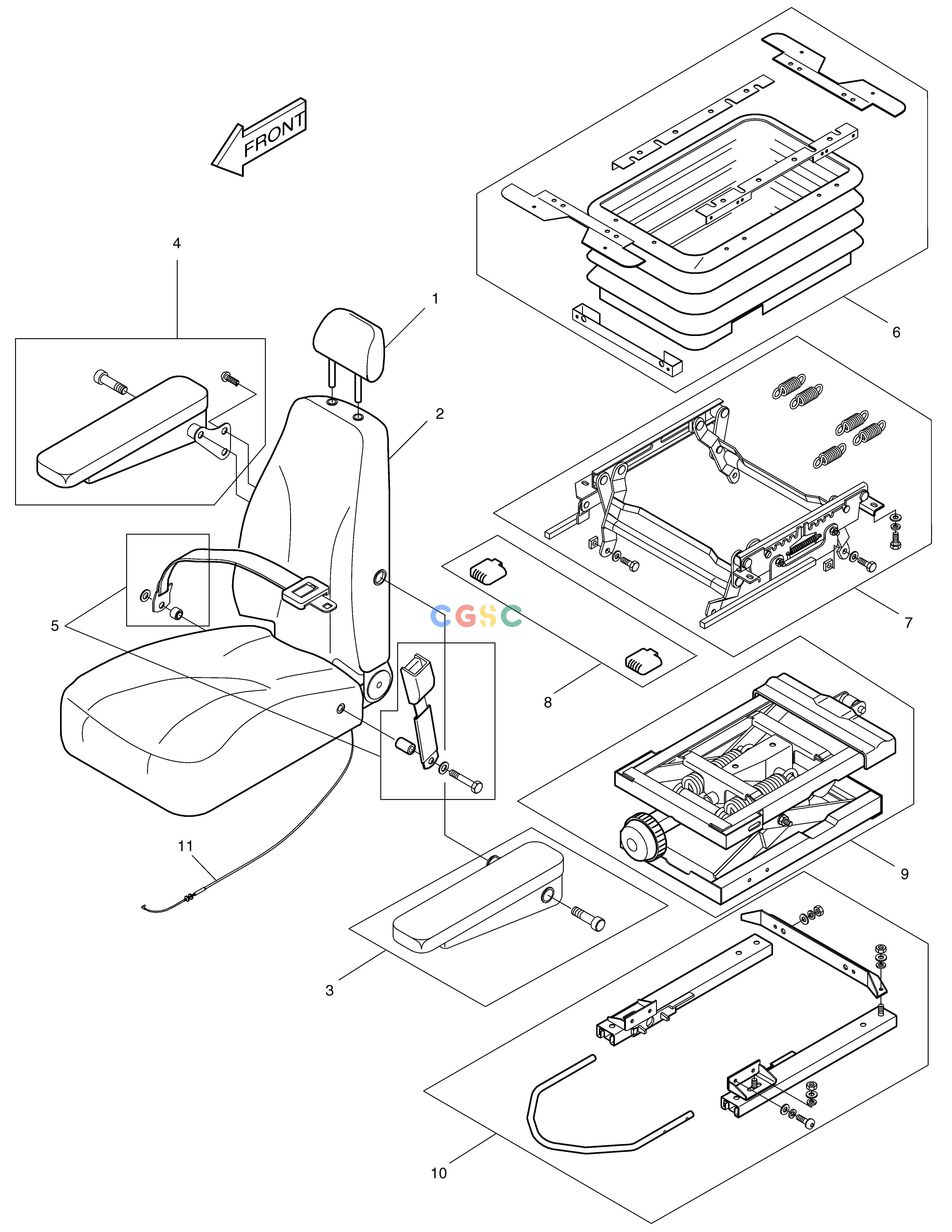 斗山零件查询SEAT-EUROPE & U.S.A SOLAR 220LC-V Doosan parts catalog online