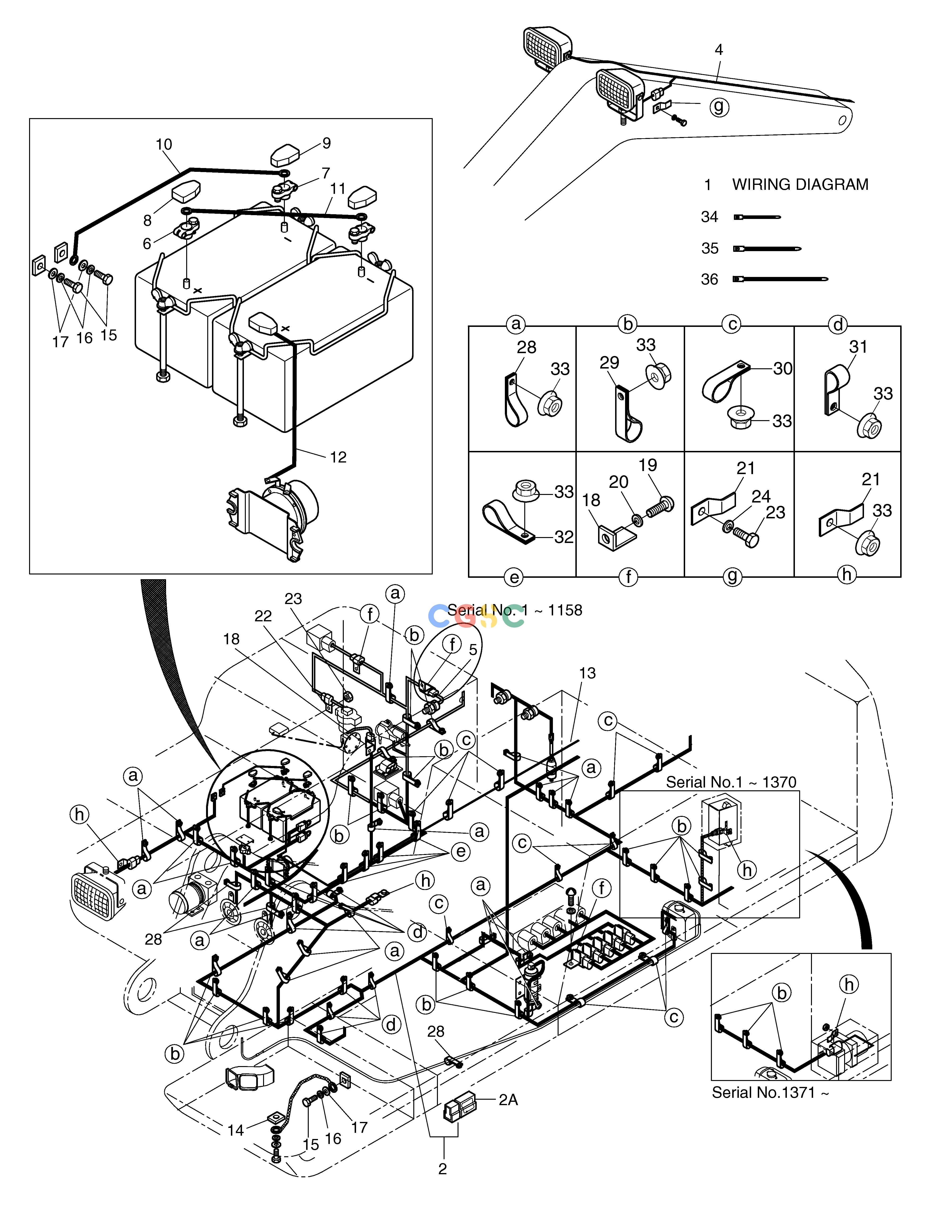 斗山零件查询ELECTRIC WIRING(1)-RELATED PARTS SOLAR 220LC-V Doosan parts catalog online