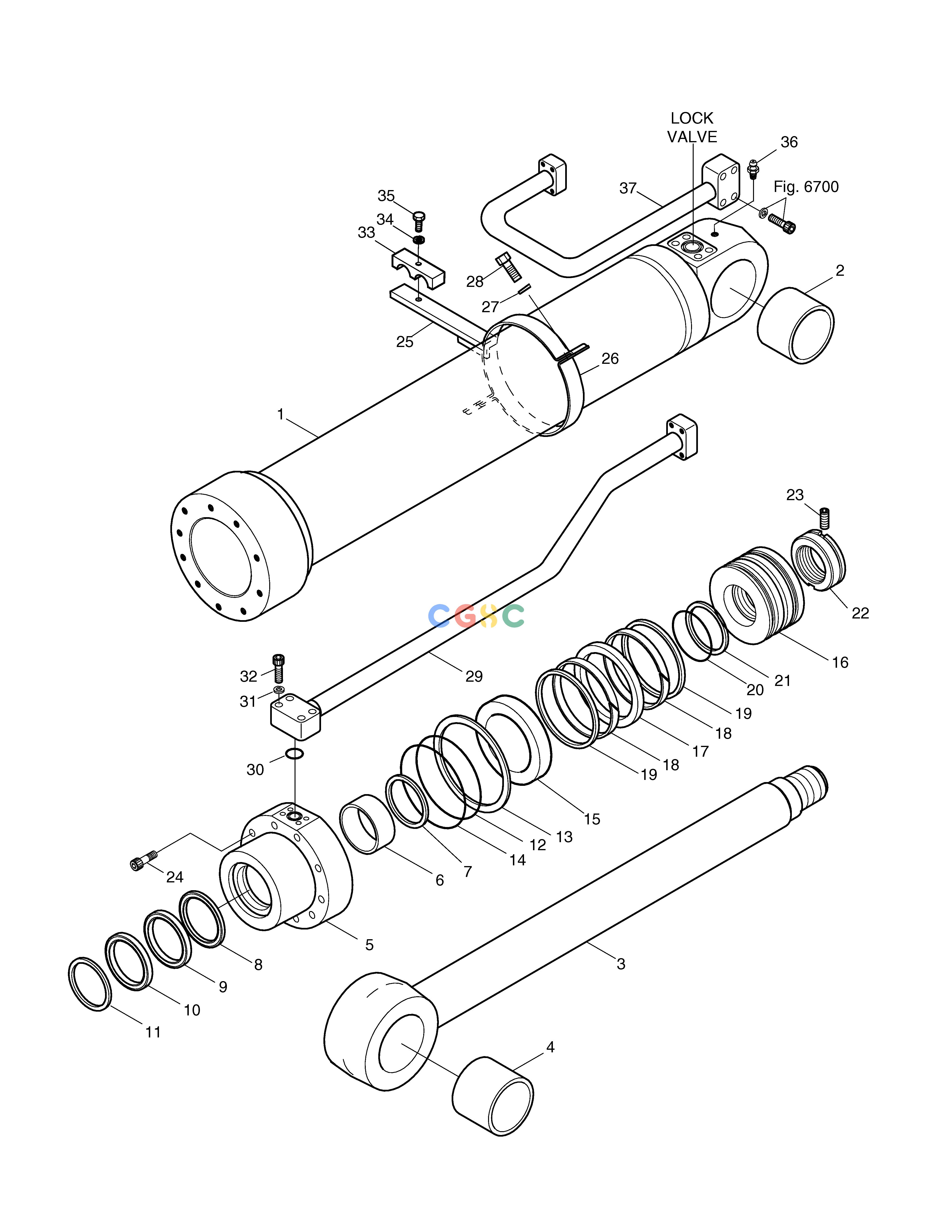 斗山零件查询BOOM CYLINDER(R.H)-LOCK VALVE SOLAR 220LC-V Doosan parts catalog online