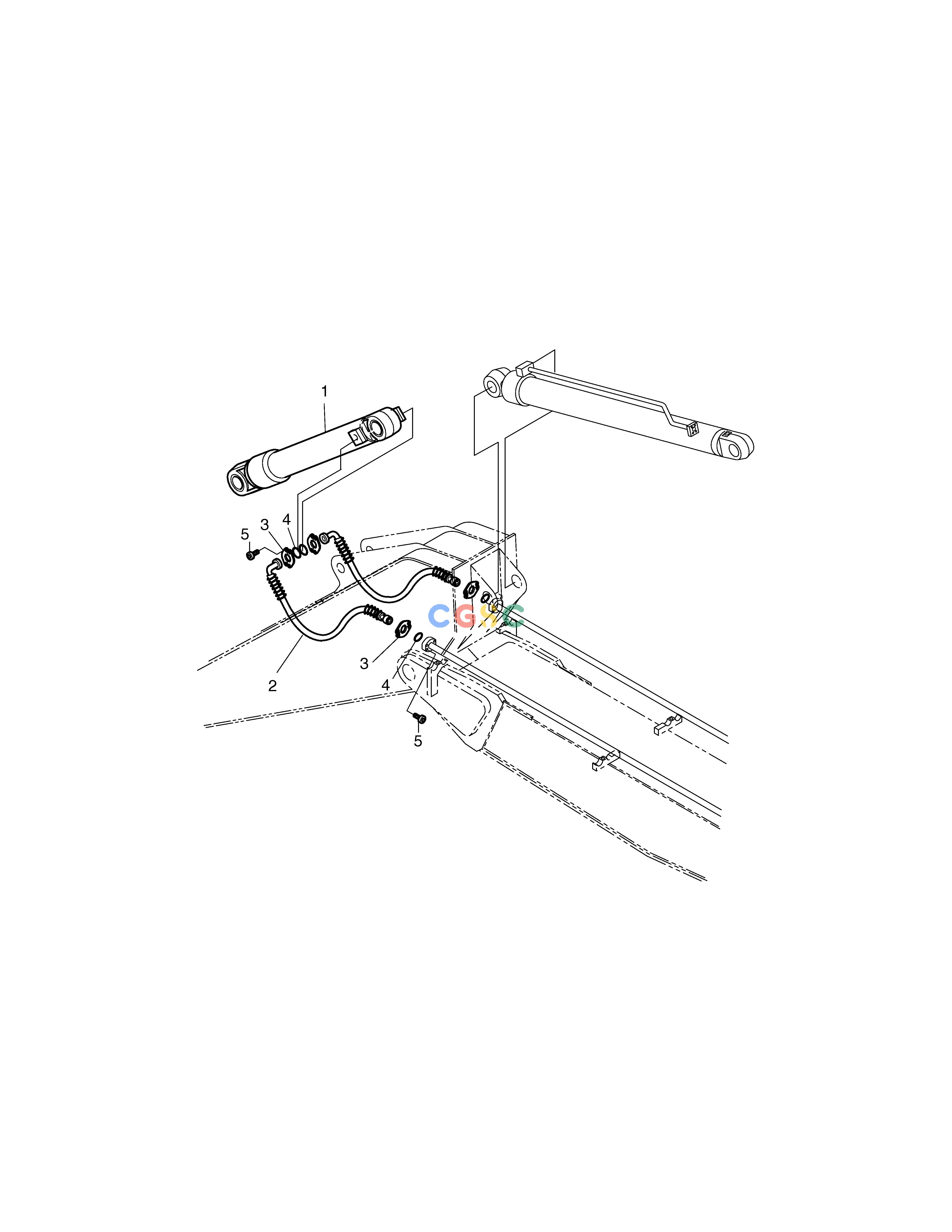 斗山零件查询ARM PIPING-ARM 2.4m(ARTI.BOOM) SOLAR 220LC-V Doosan parts catalog online