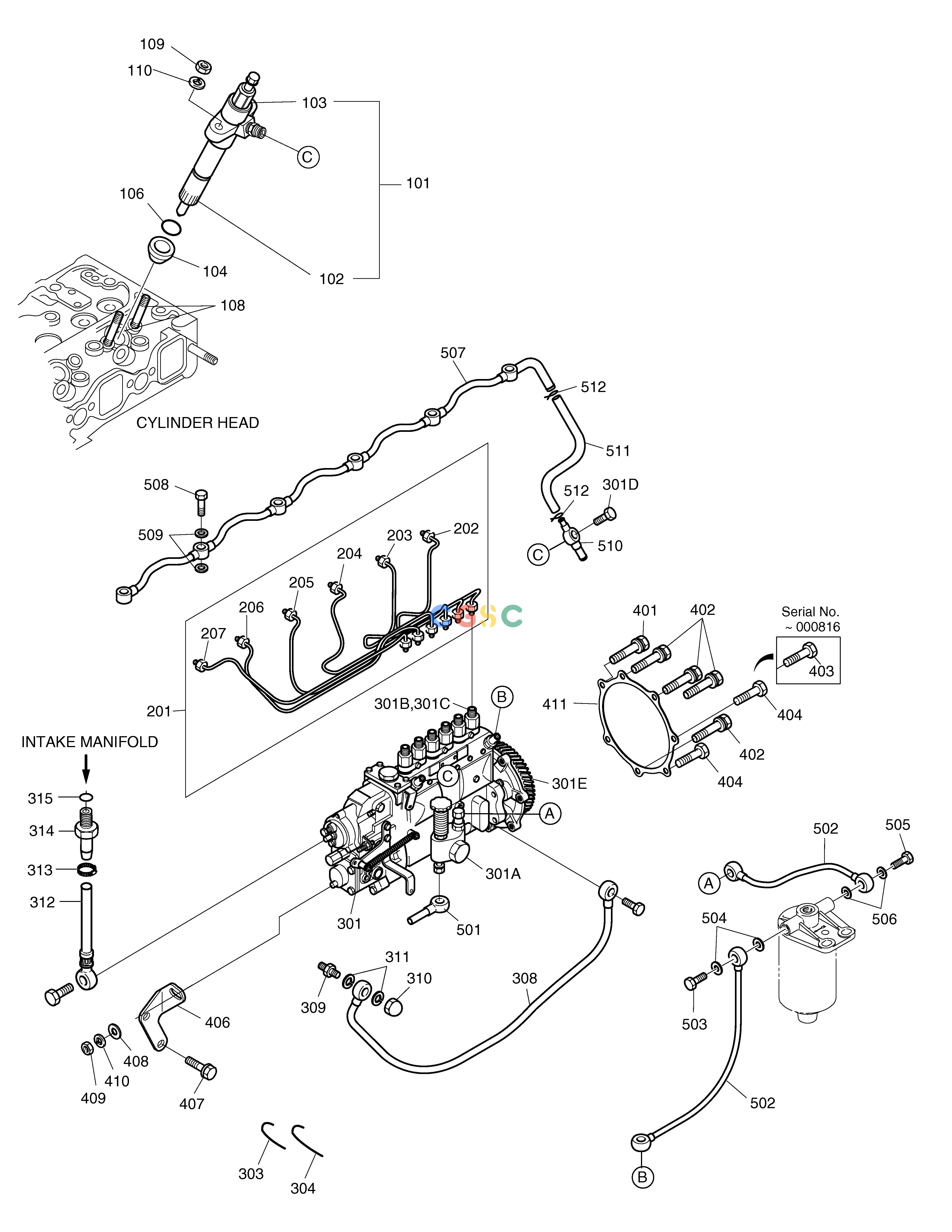 斗山零件查询FUEL SYSTEM SOLAR 130W-V(2) Doosan parts catalog online