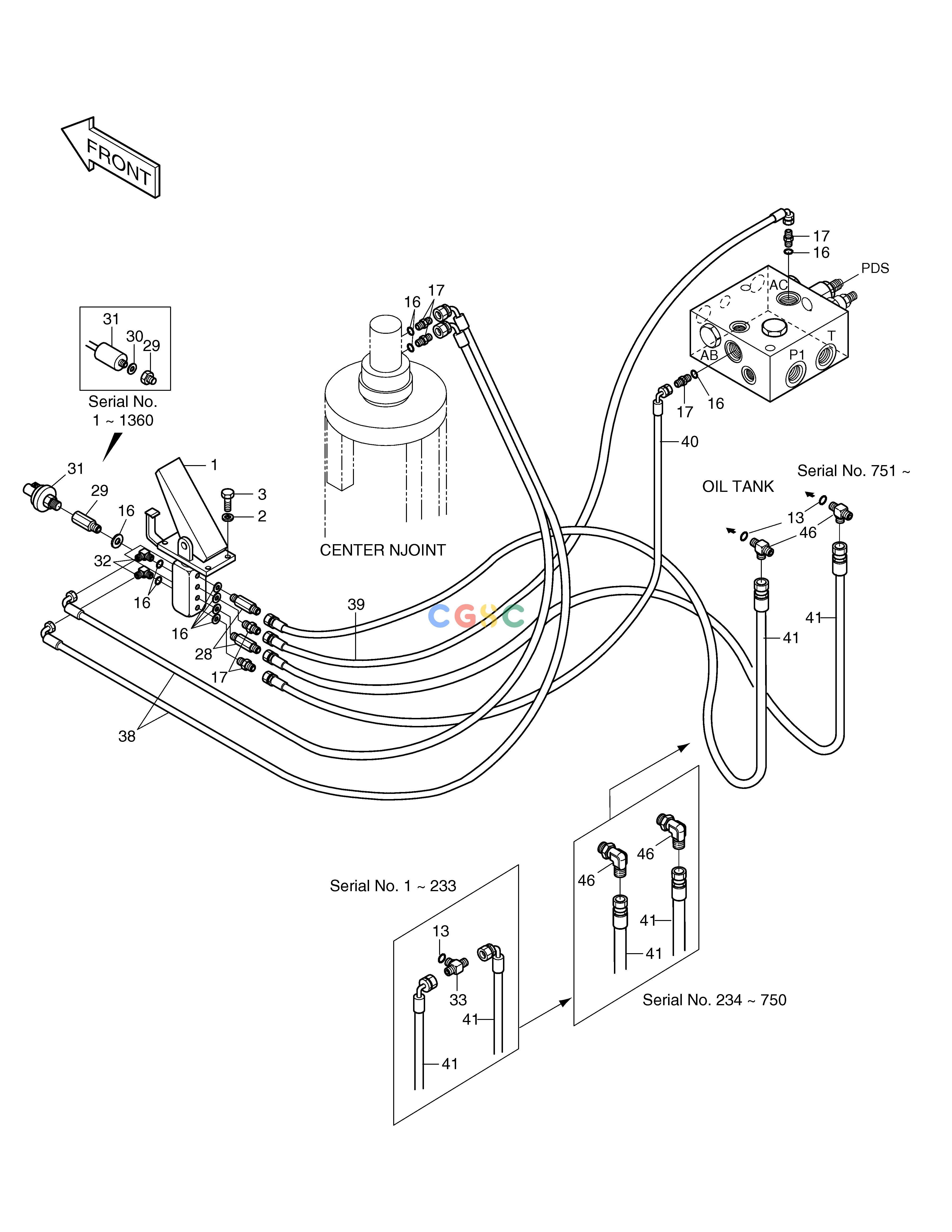 斗山零件查询BRAKE PIPING(1) SOLAR 130W-V(2) Doosan parts catalog online