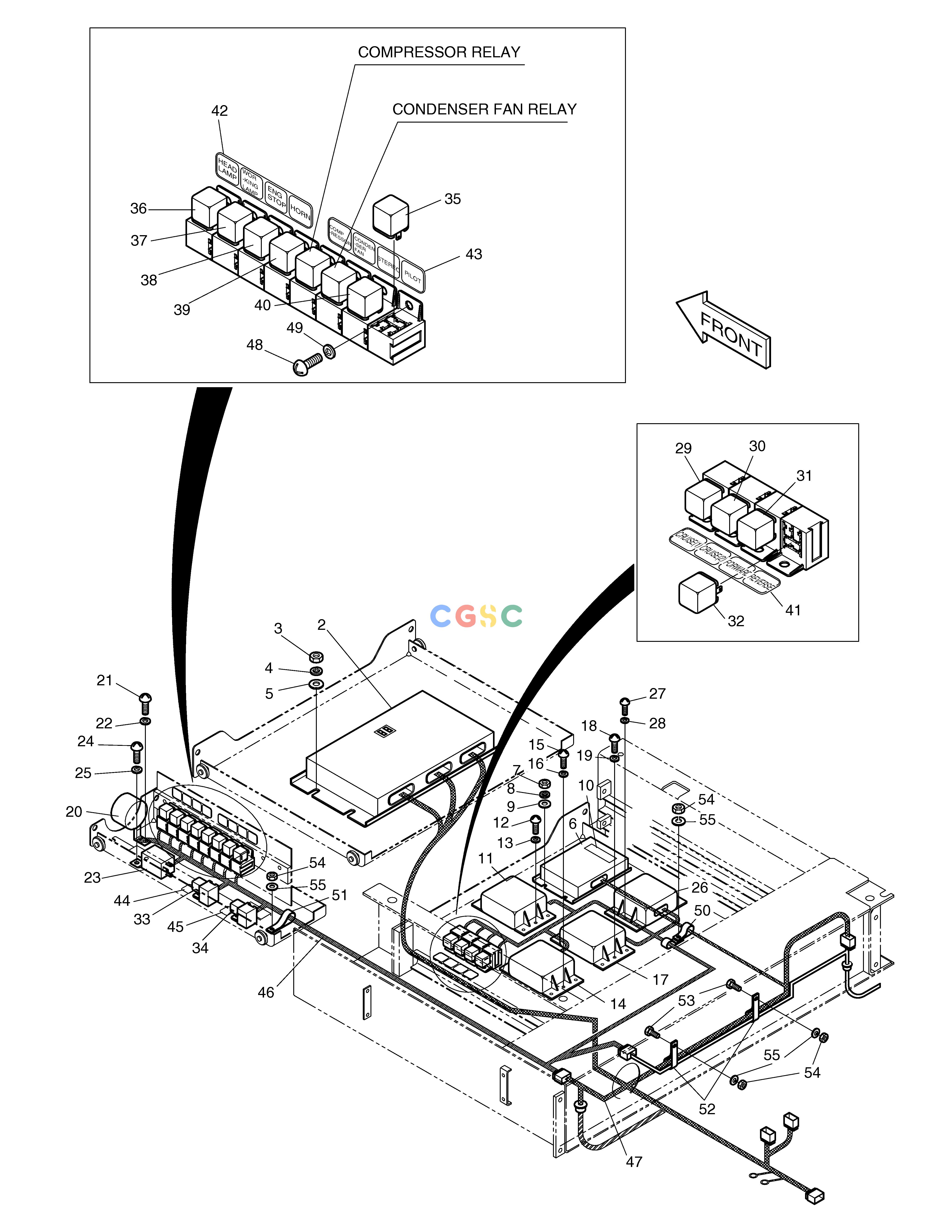 斗山零件查询ELECTRIC BOX ASS'Y-ELECTRIC PARTS SOLAR 130W-V(2) Doosan parts catalog online