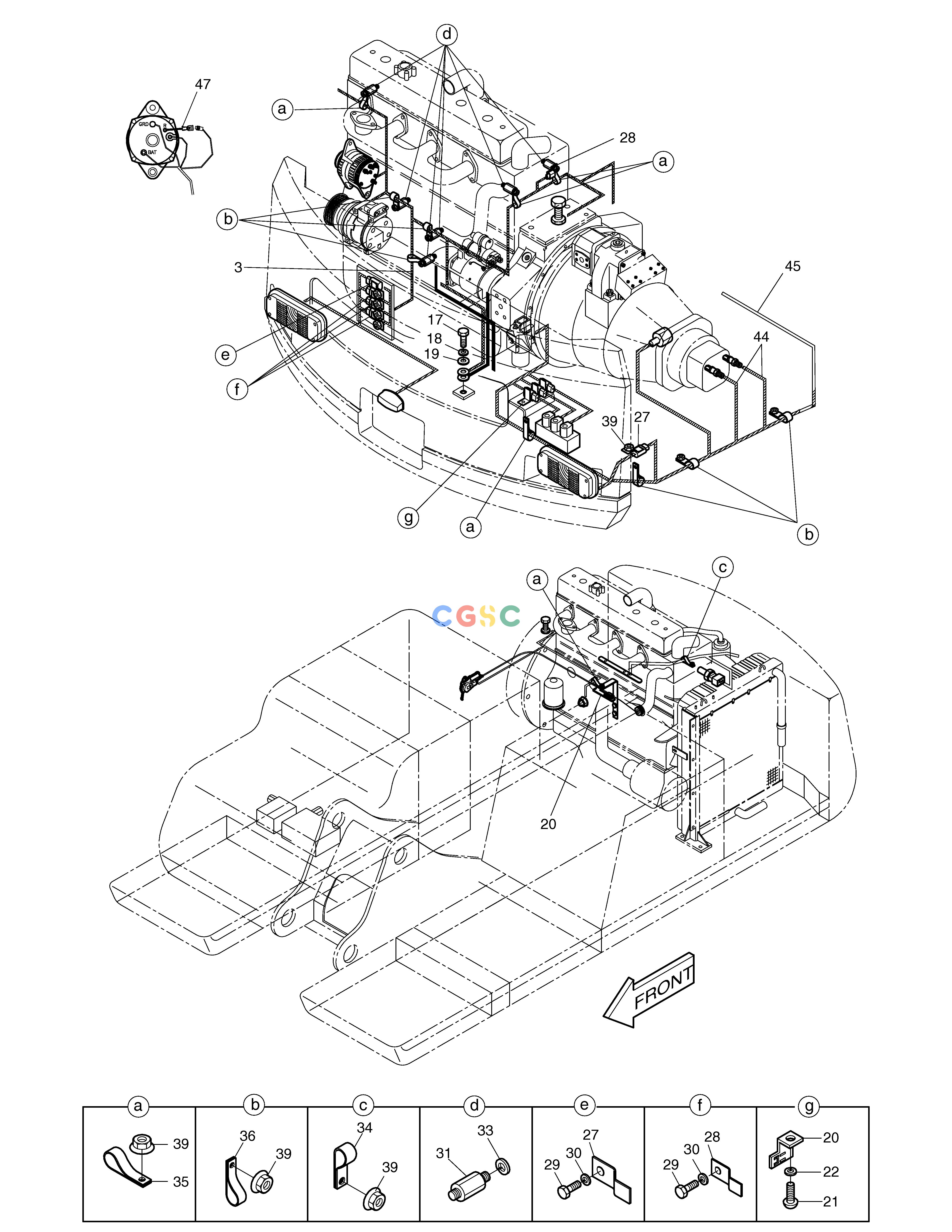 斗山零件查询ELECTRIC WIRING(2)-ENGINE SOLAR 130W-V(2) Doosan parts catalog online