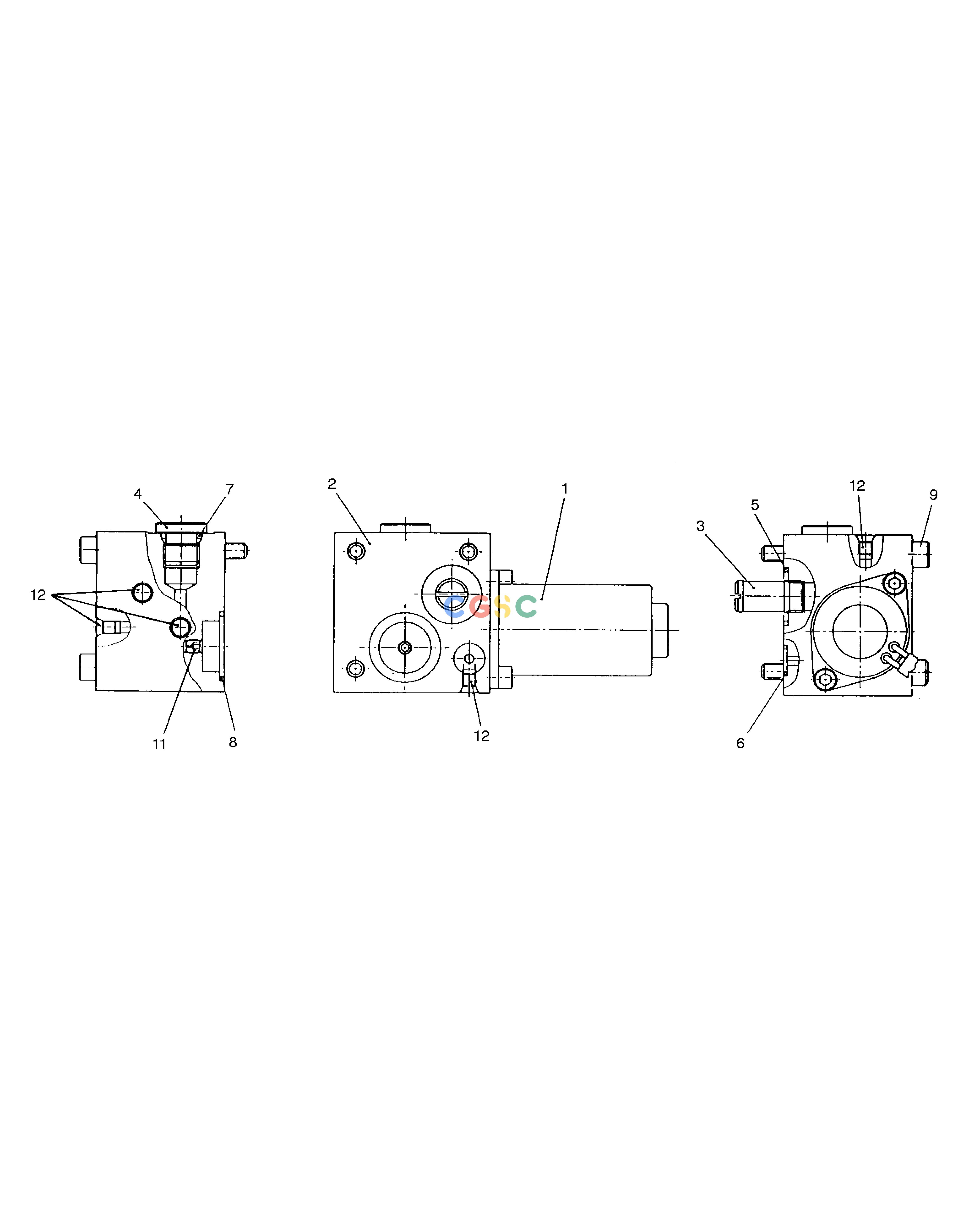 斗山零件查询PROPORTINAL VALVE ASS'Y SOLAR 130W-V(2) Doosan parts catalog online