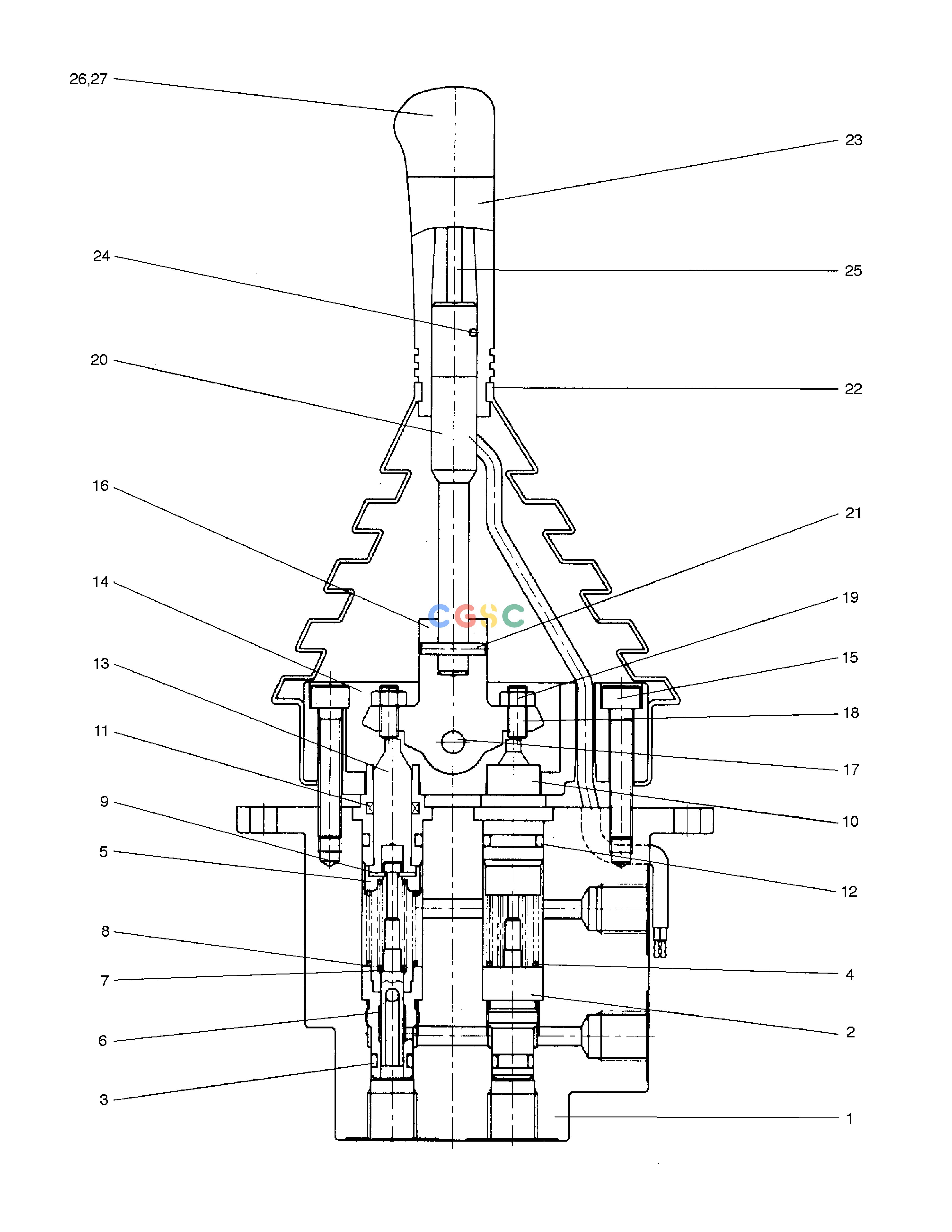 斗山零件查询REMOCON VALVE-DOZER OUTRIGGER SOLAR 130W-V(2) Doosan parts catalog online