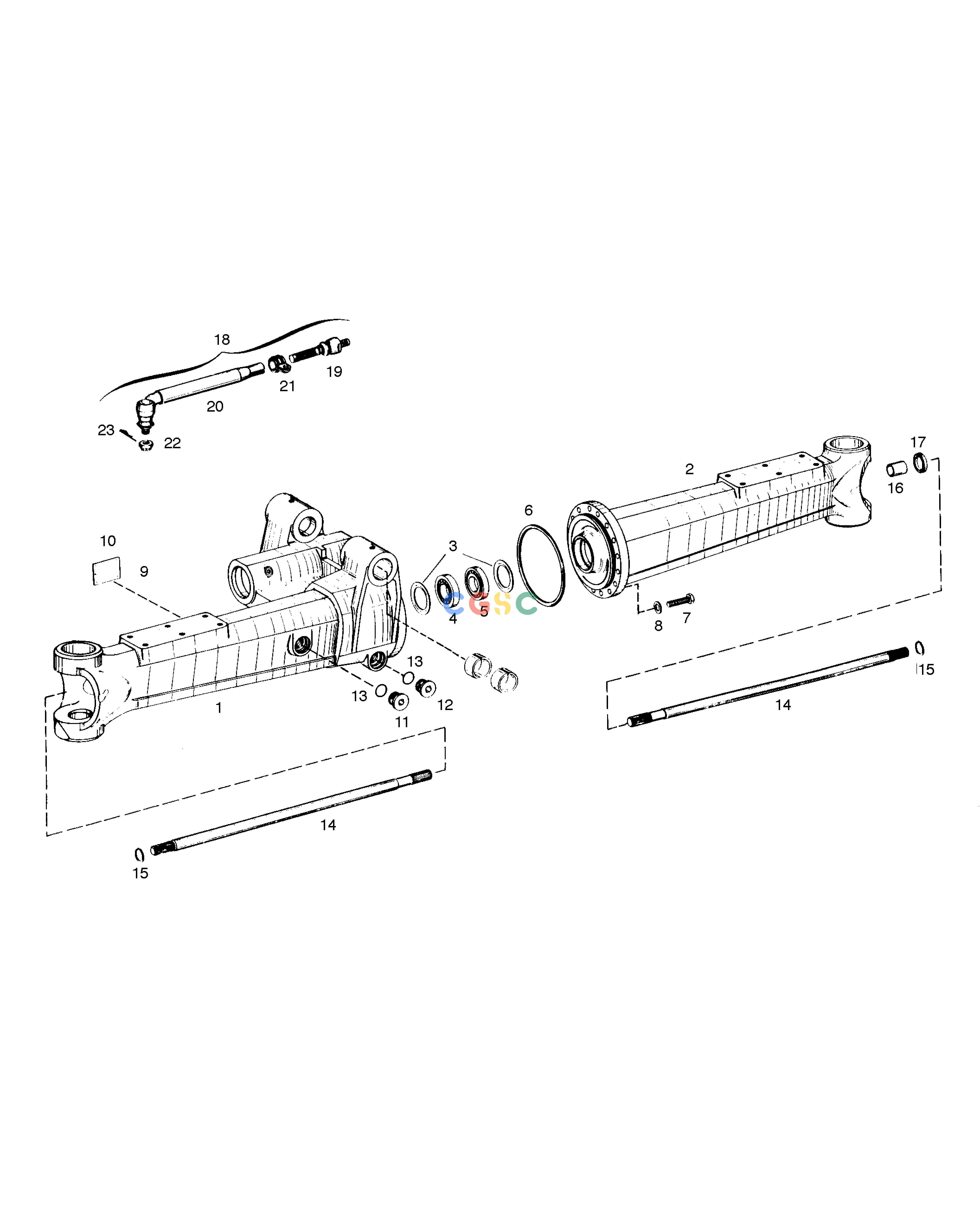 斗山零件查询BODY-FRONT AXLE SOLAR 130W-V(2) Doosan parts catalog online