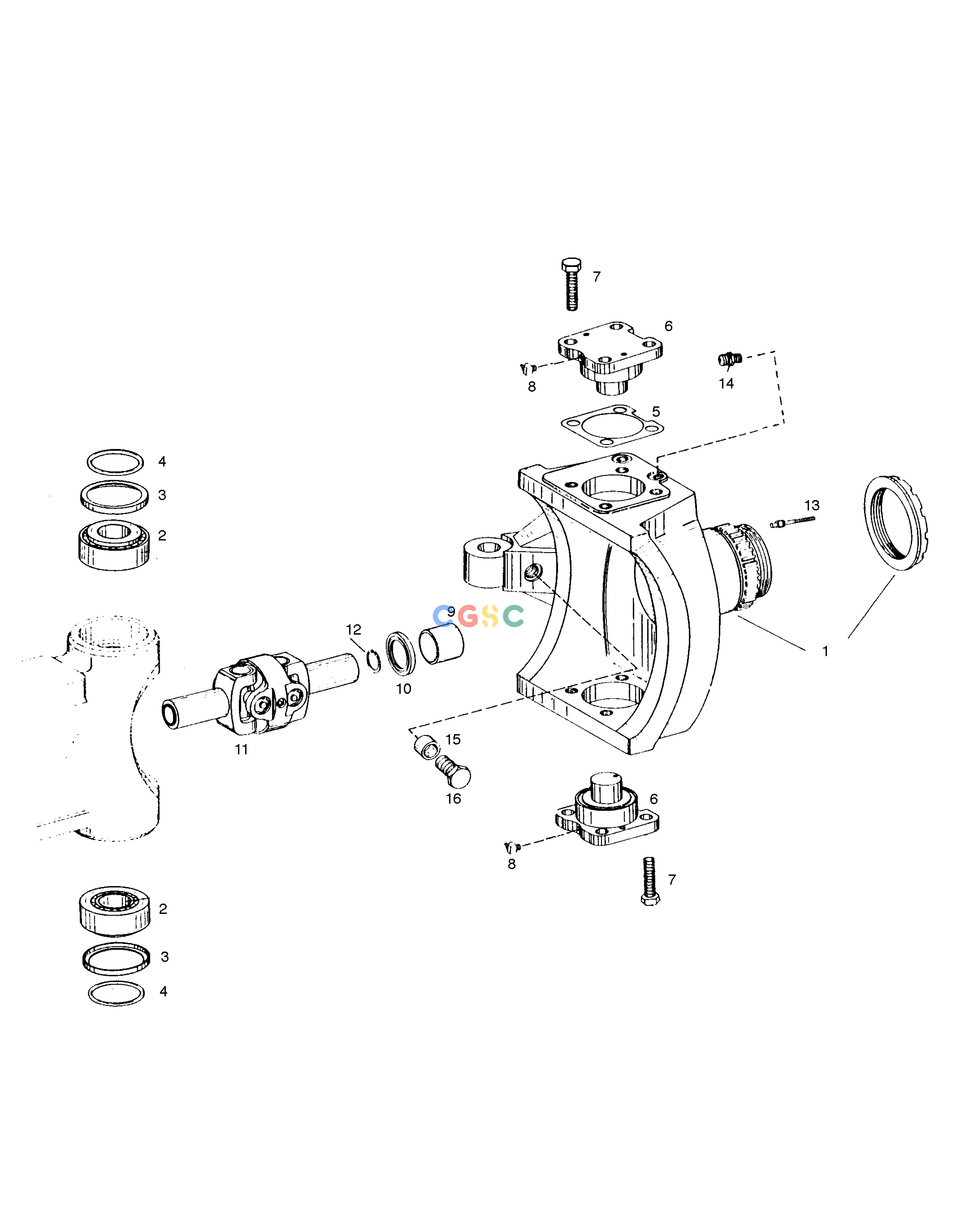 斗山零件查询STEERING KNUCKLE-FRONT AXLE SOLAR 130W-V(2) Doosan parts catalog online