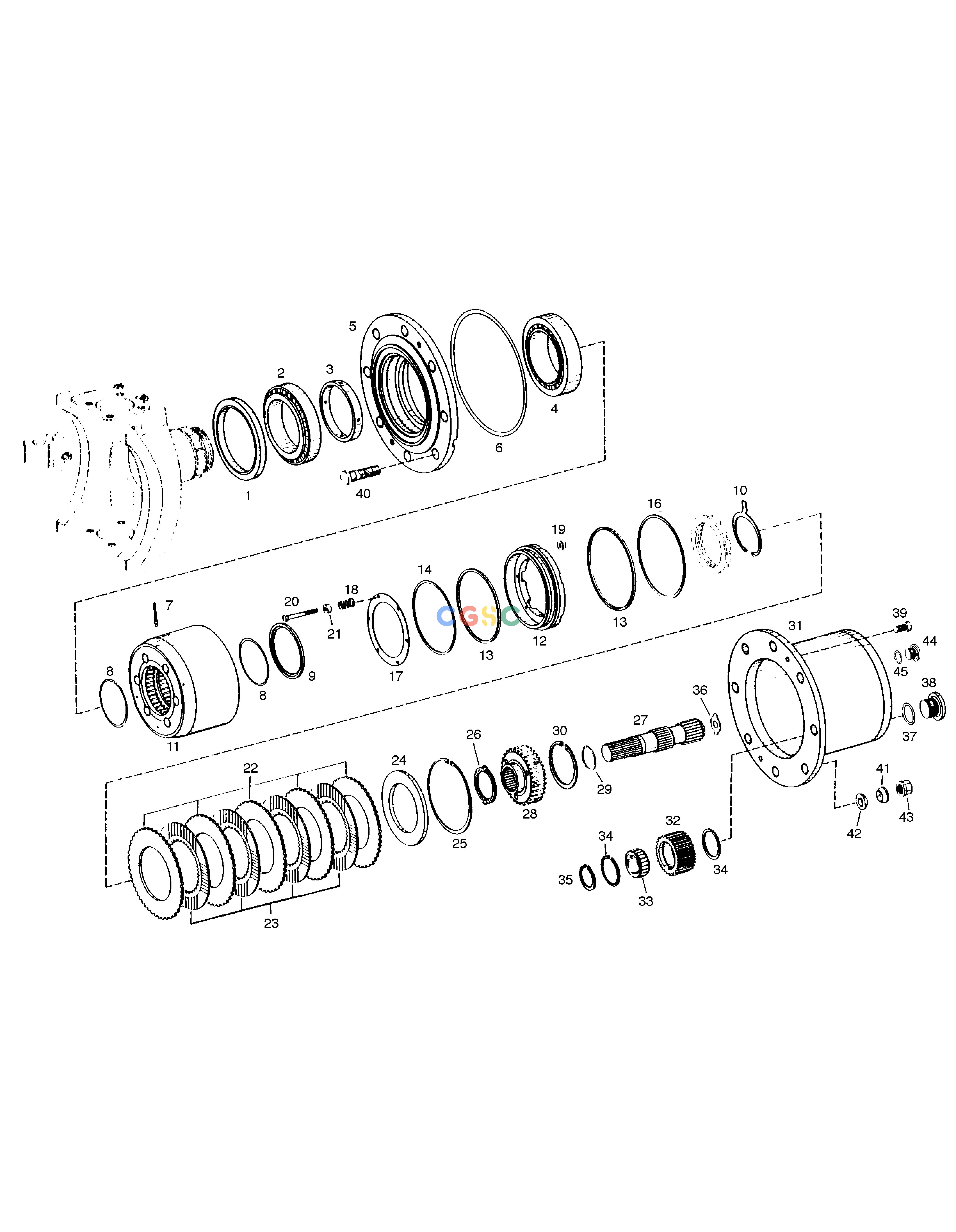 斗山零件查询HUB-FRONT AXLE SOLAR 130W-V(2) Doosan parts catalog online