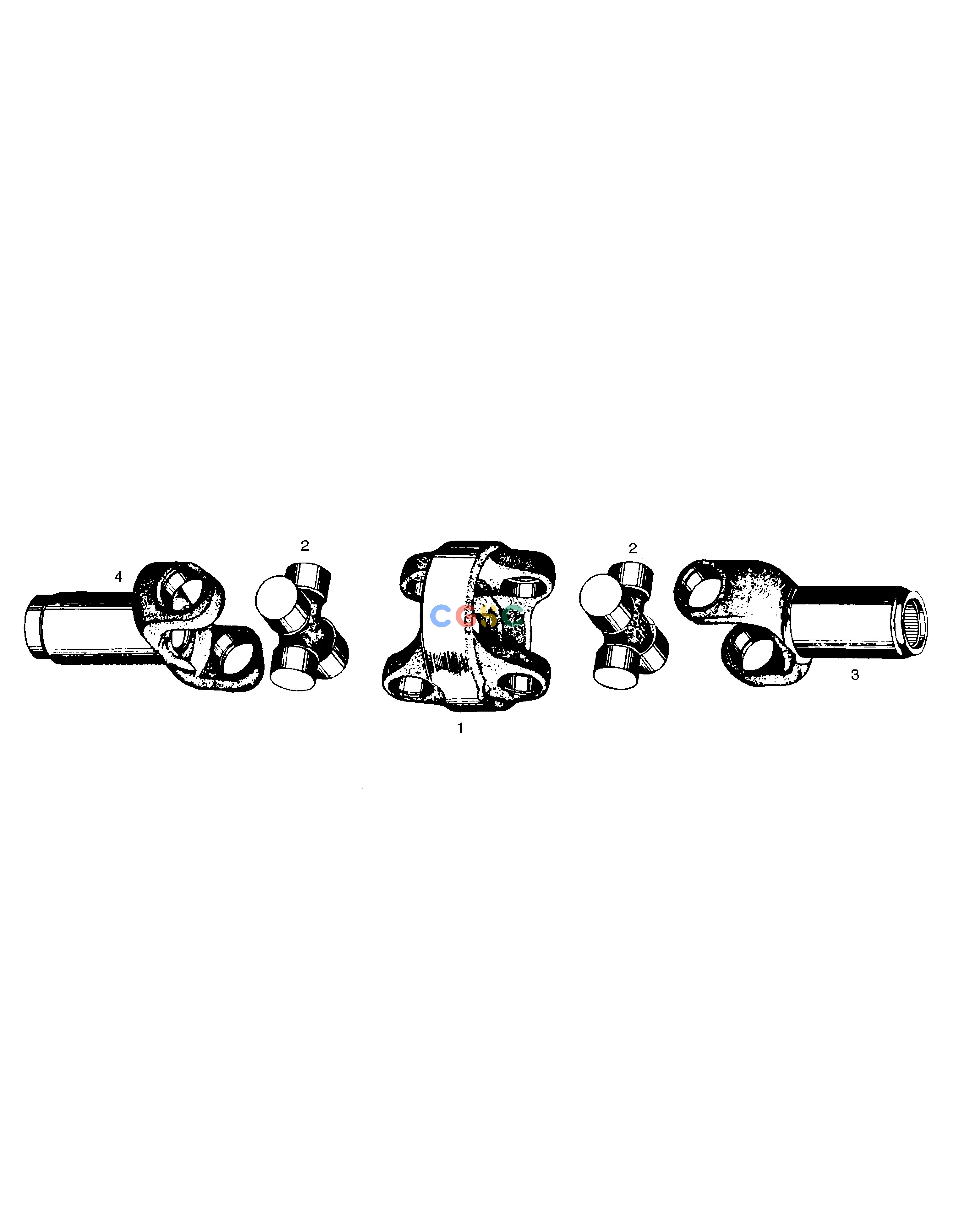 斗山零件查询UNIVERSAL JOINT-FRONT AXLE SOLAR 130W-V(2) Doosan parts catalog online