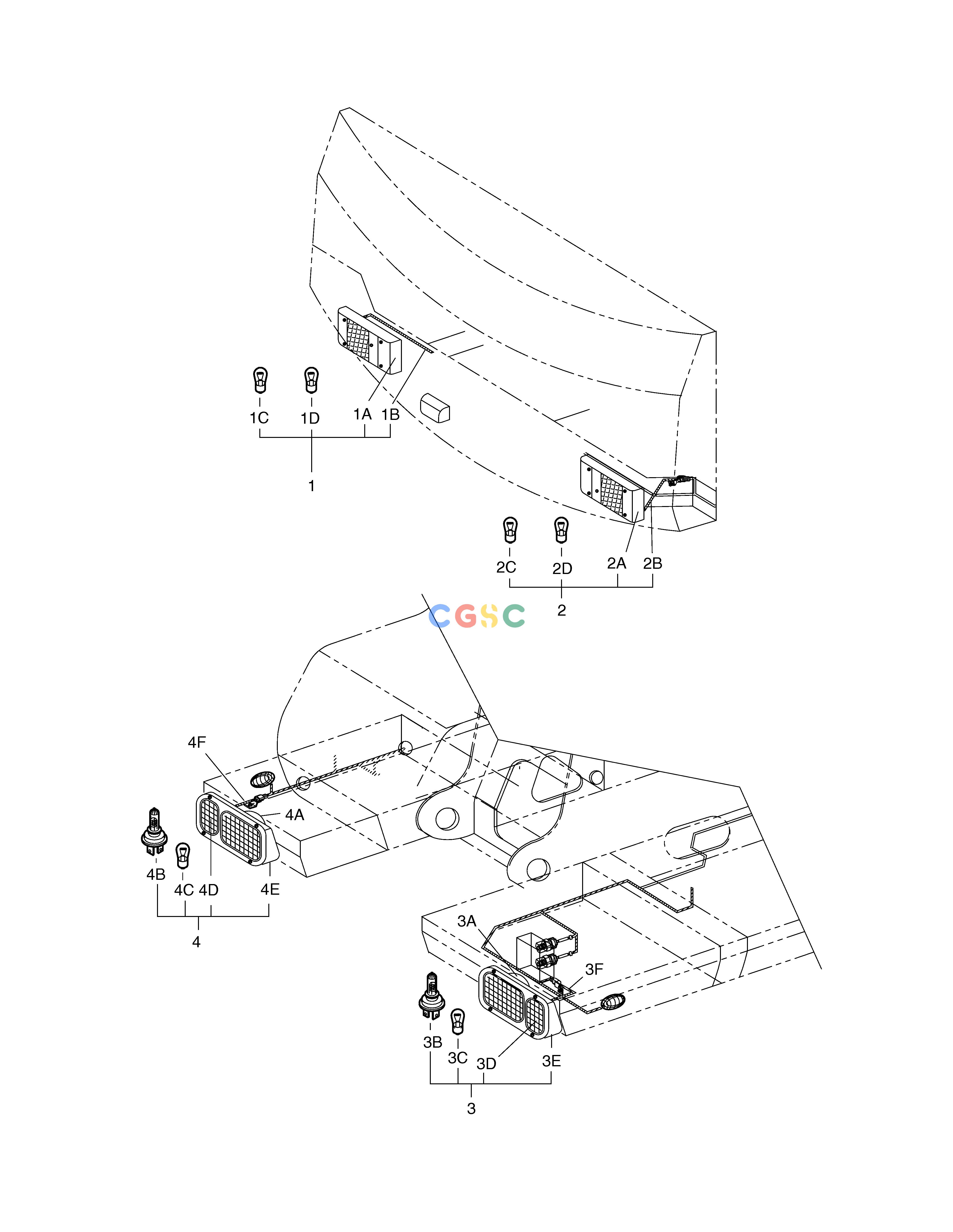 斗山零件查询LAMP-FOR GERMANY SOLAR 130W-V(2) Doosan parts catalog online