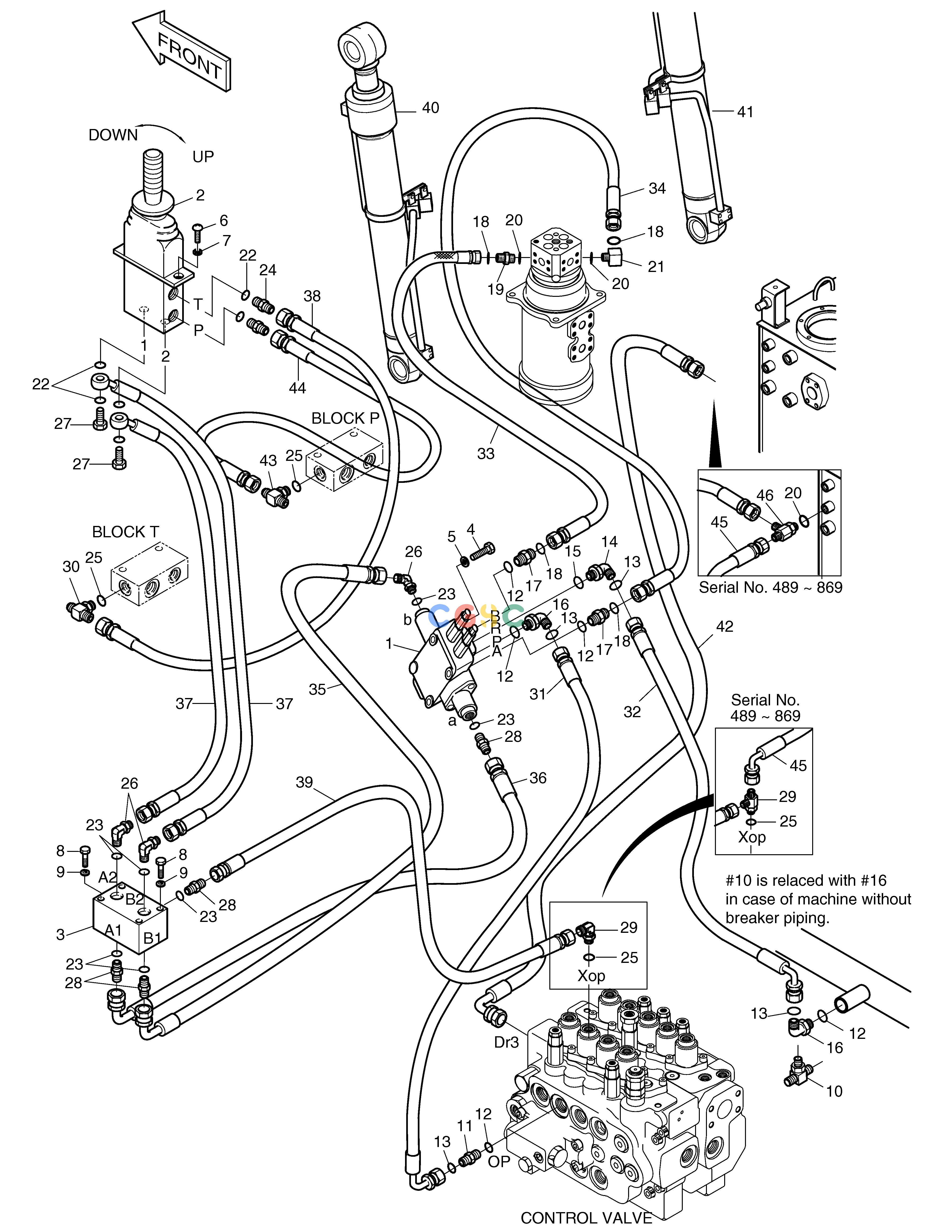 斗山零件查询DOZER PIPING-MAIN SOLAR 130LC-V Doosan parts catalog online