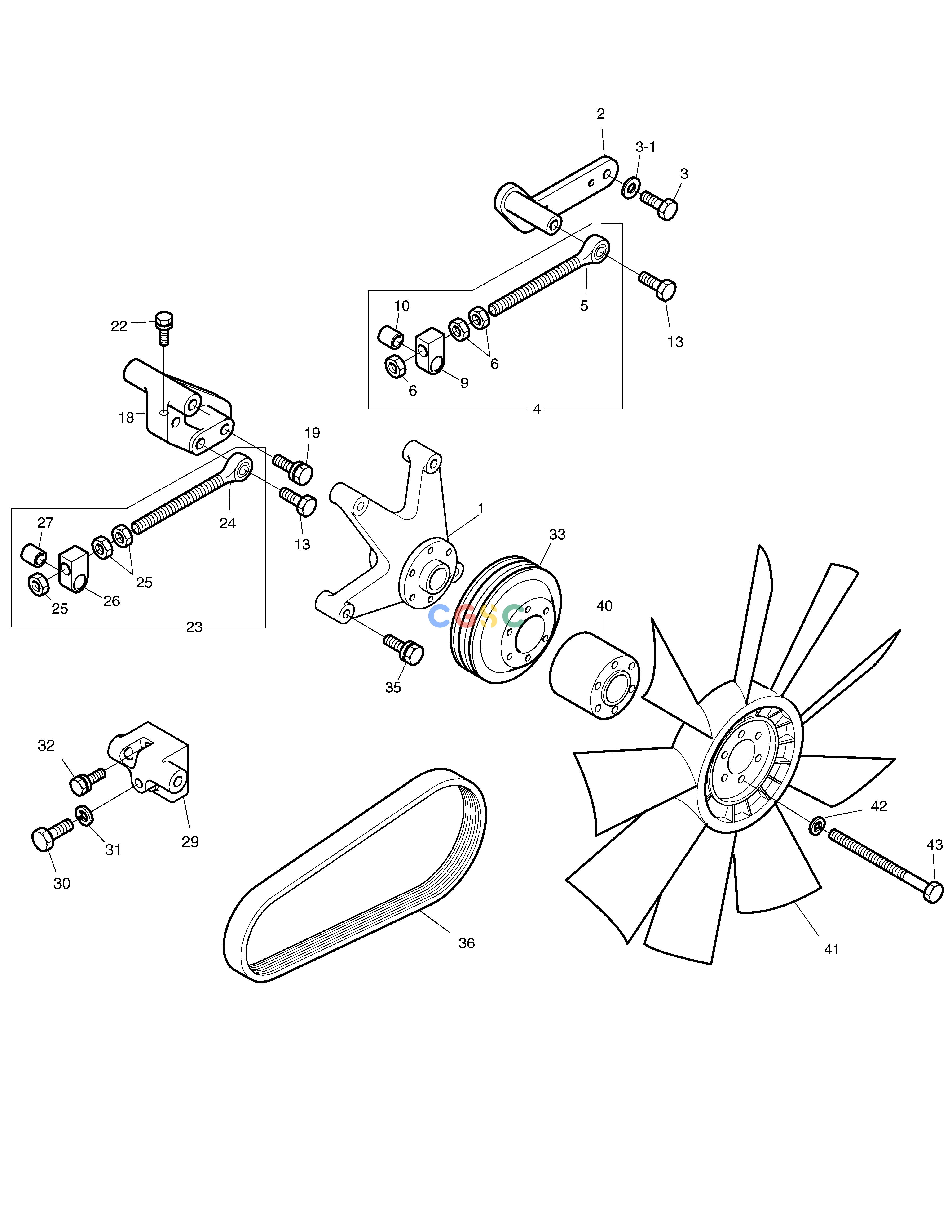 斗山零件查询ALTERNATOR & AIRCONDITIONER SOLAR 330LC-V Doosan parts catalog online