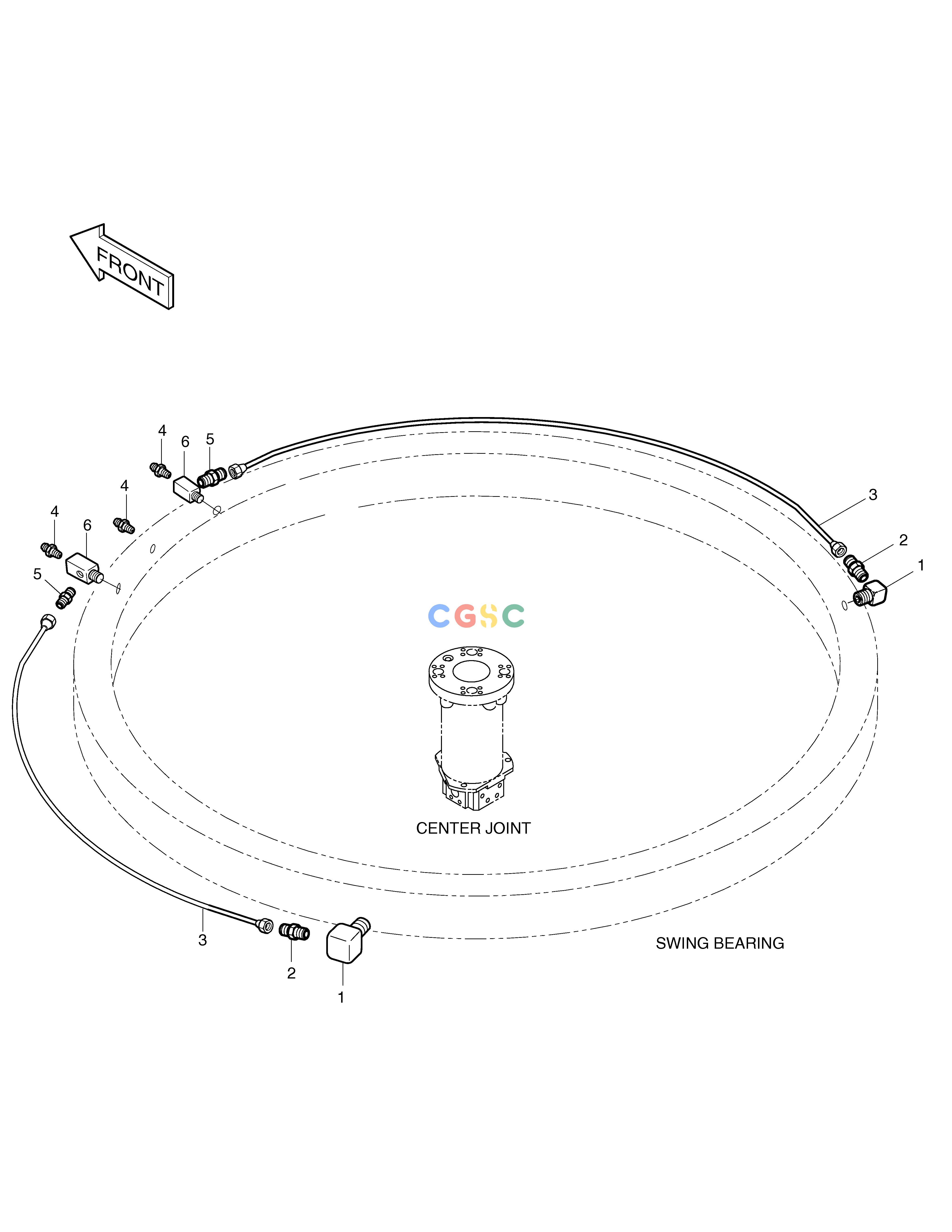 斗山零件查询LUBRICATION PIPING SOLAR 330LC-V Doosan parts catalog online