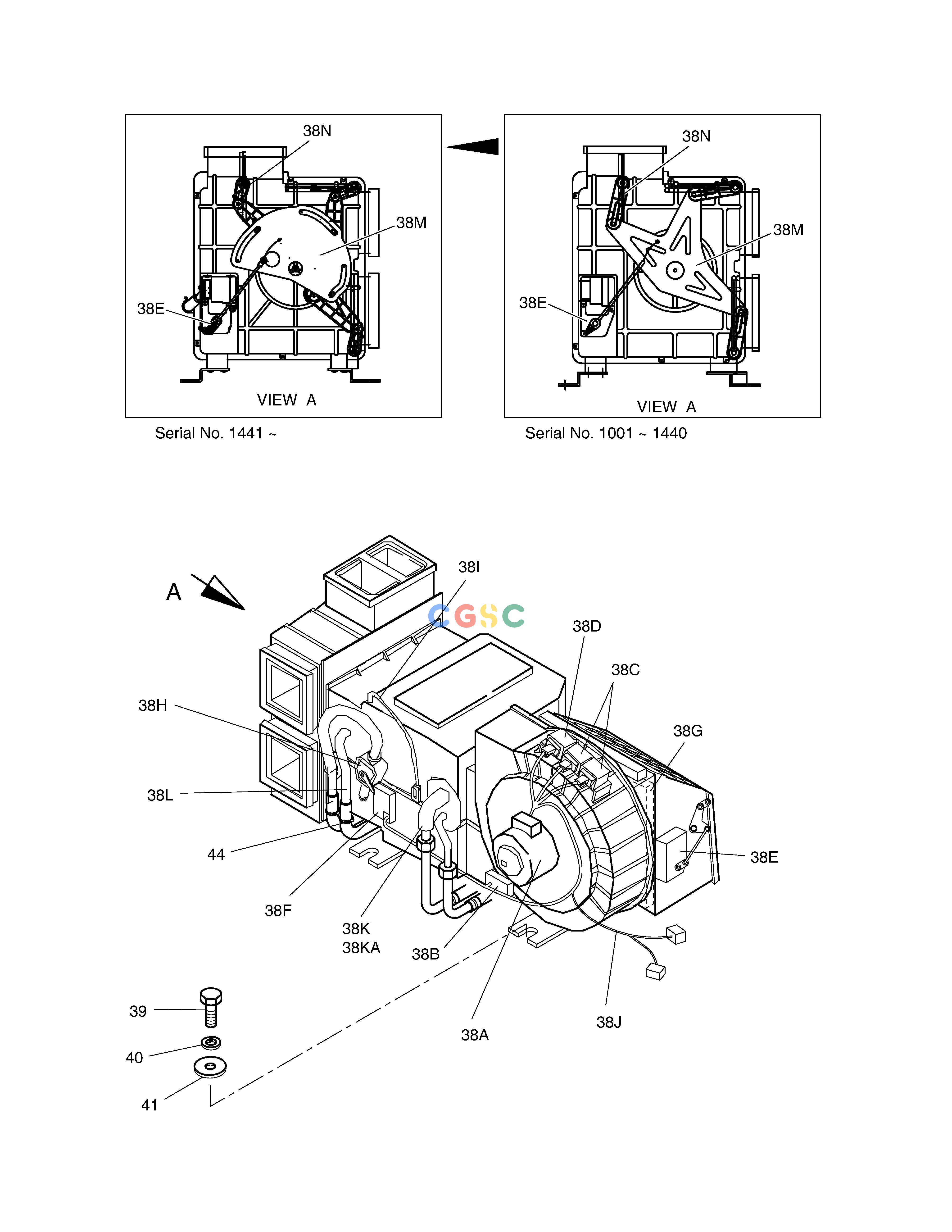 斗山零件查询AIRCONDITIONER(3)-AIRCON UNIT SOLAR 330LC-V Doosan parts catalog online