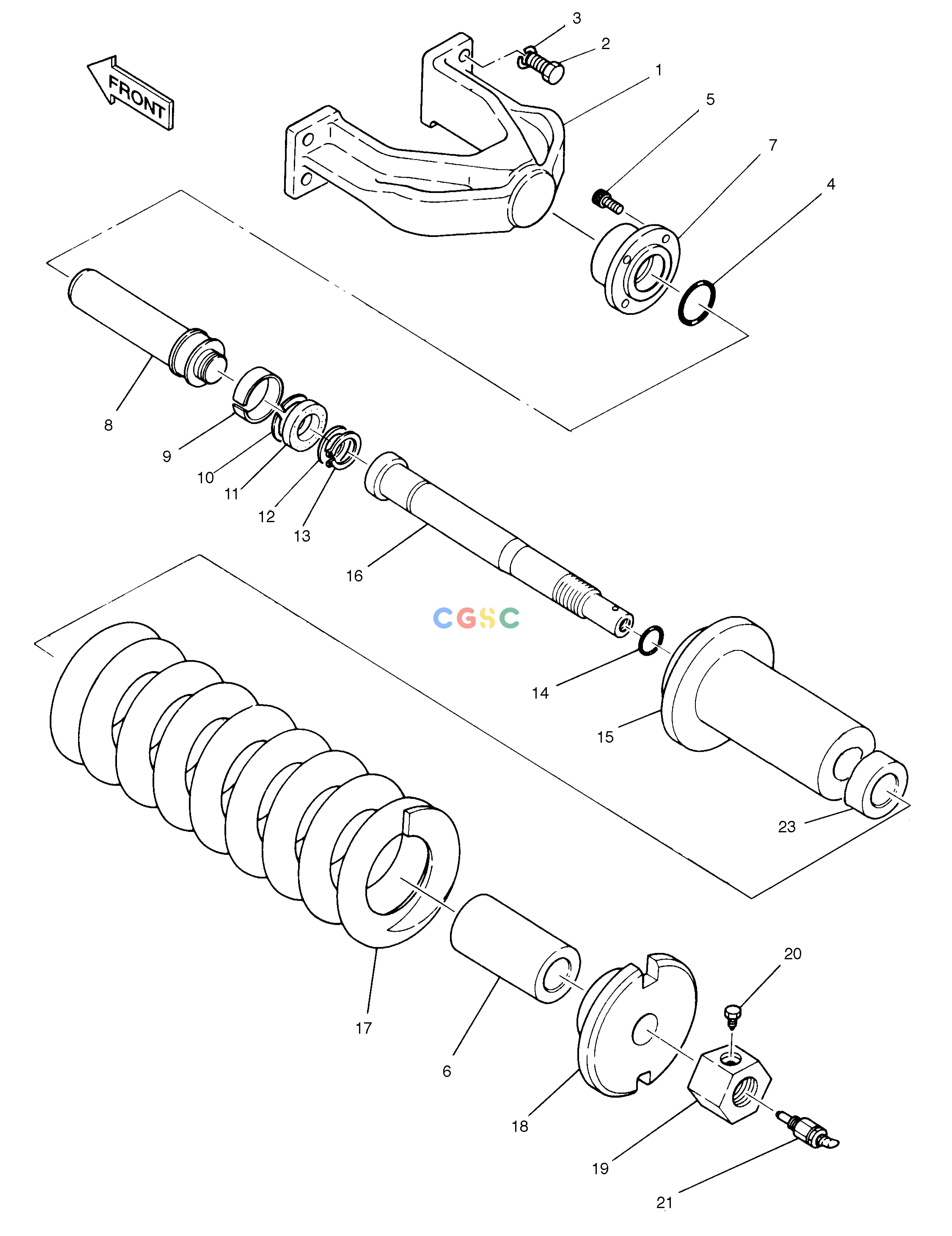 斗山零件查询TRACK SPRING-FOR TRACK WIDTH 3m SOLAR 330LC-V Doosan parts catalog online