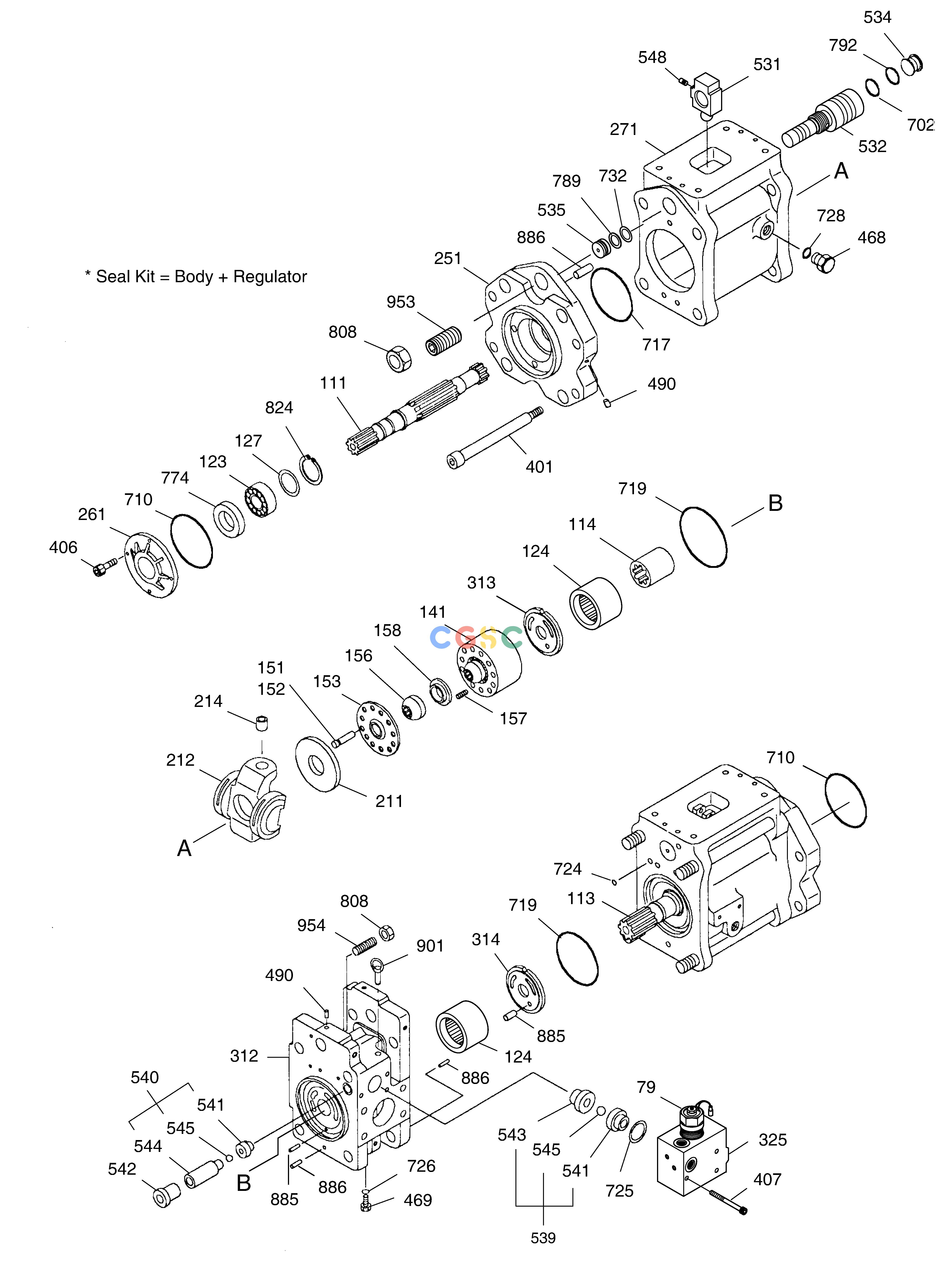 斗山零件查询MAIN PUMP SOLAR 330LC-V Doosan parts catalog online