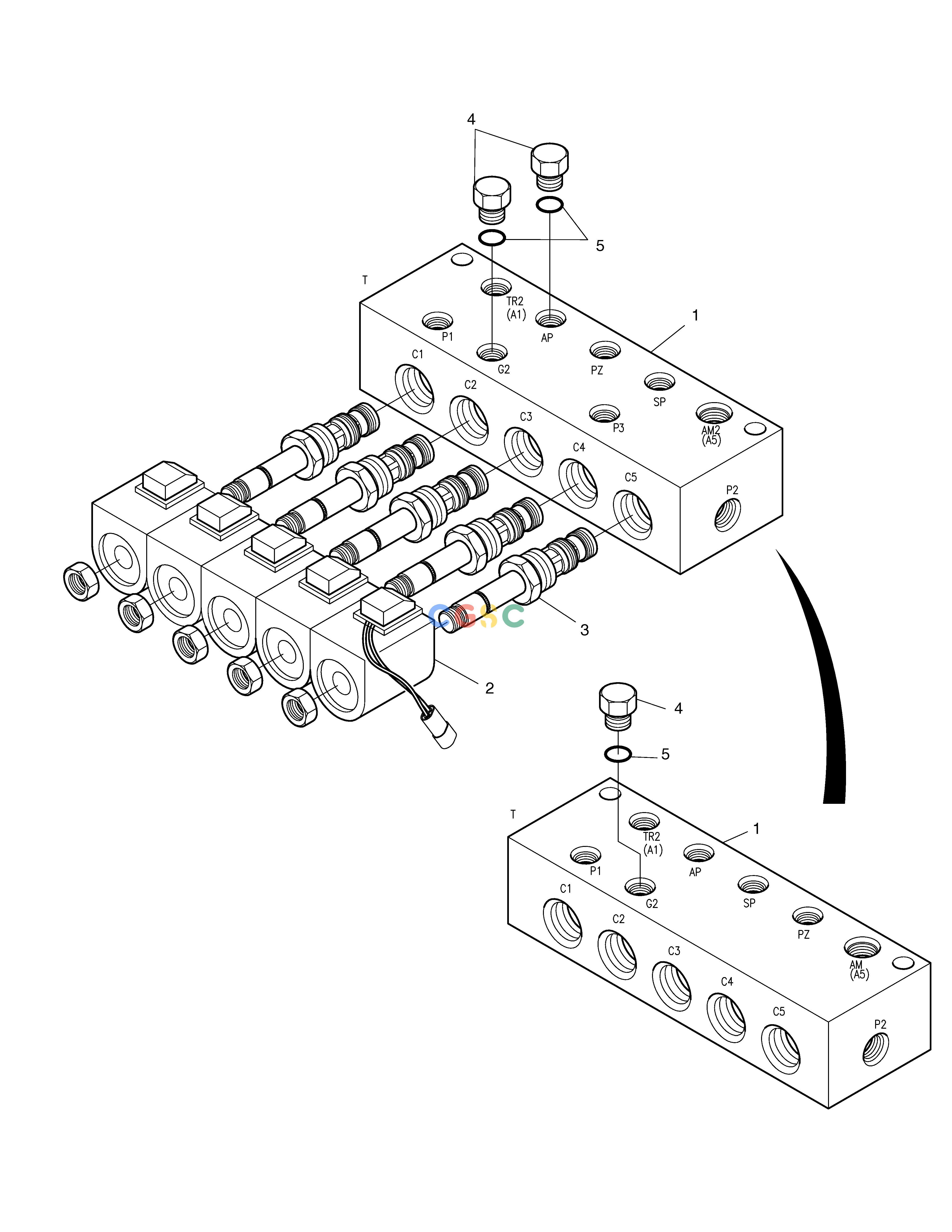 斗山零件查询SOLENOID VALVE SOLAR 330LC-V Doosan parts catalog online