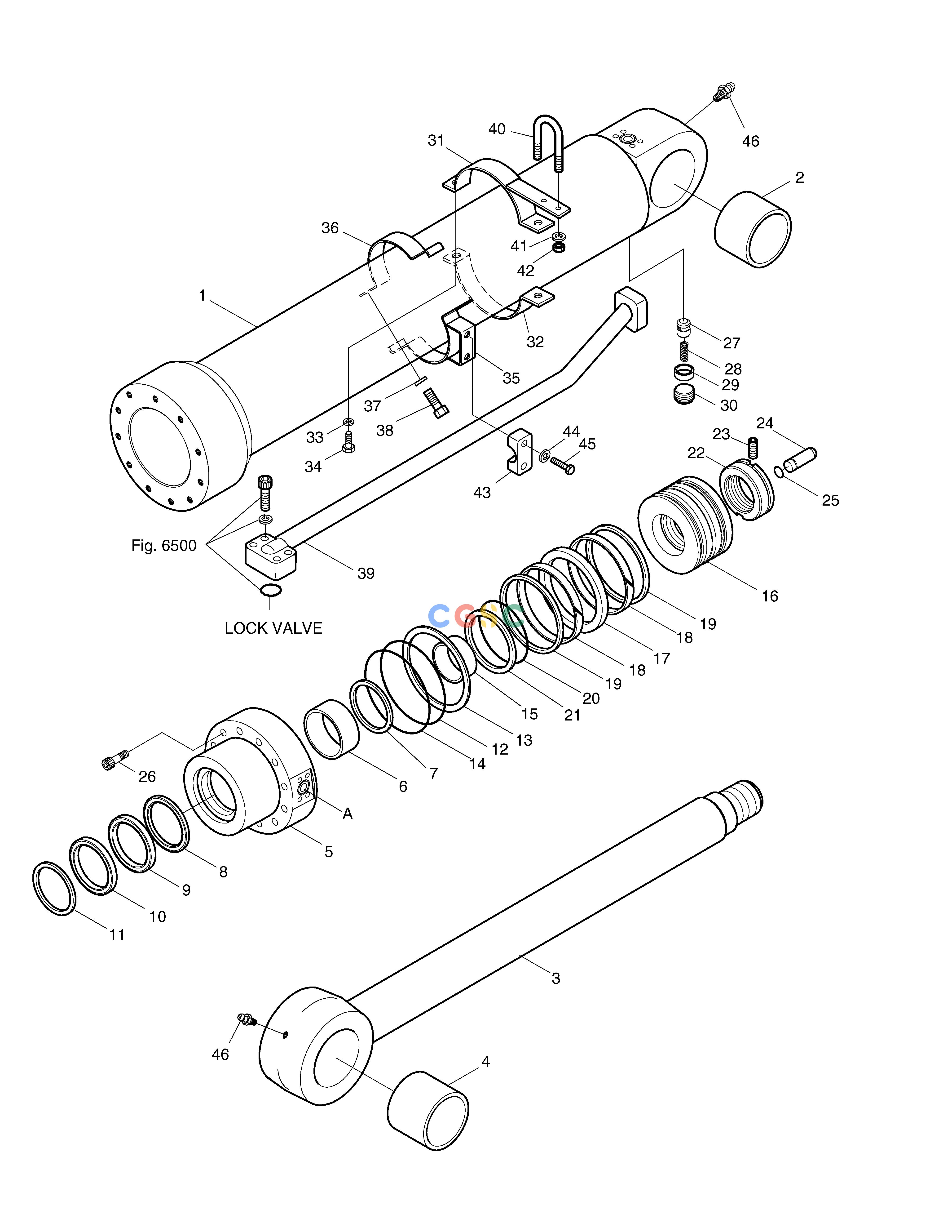 斗山零件查询ARM CYLINDER-LOCK VALVE SOLAR 330LC-V Doosan parts catalog online