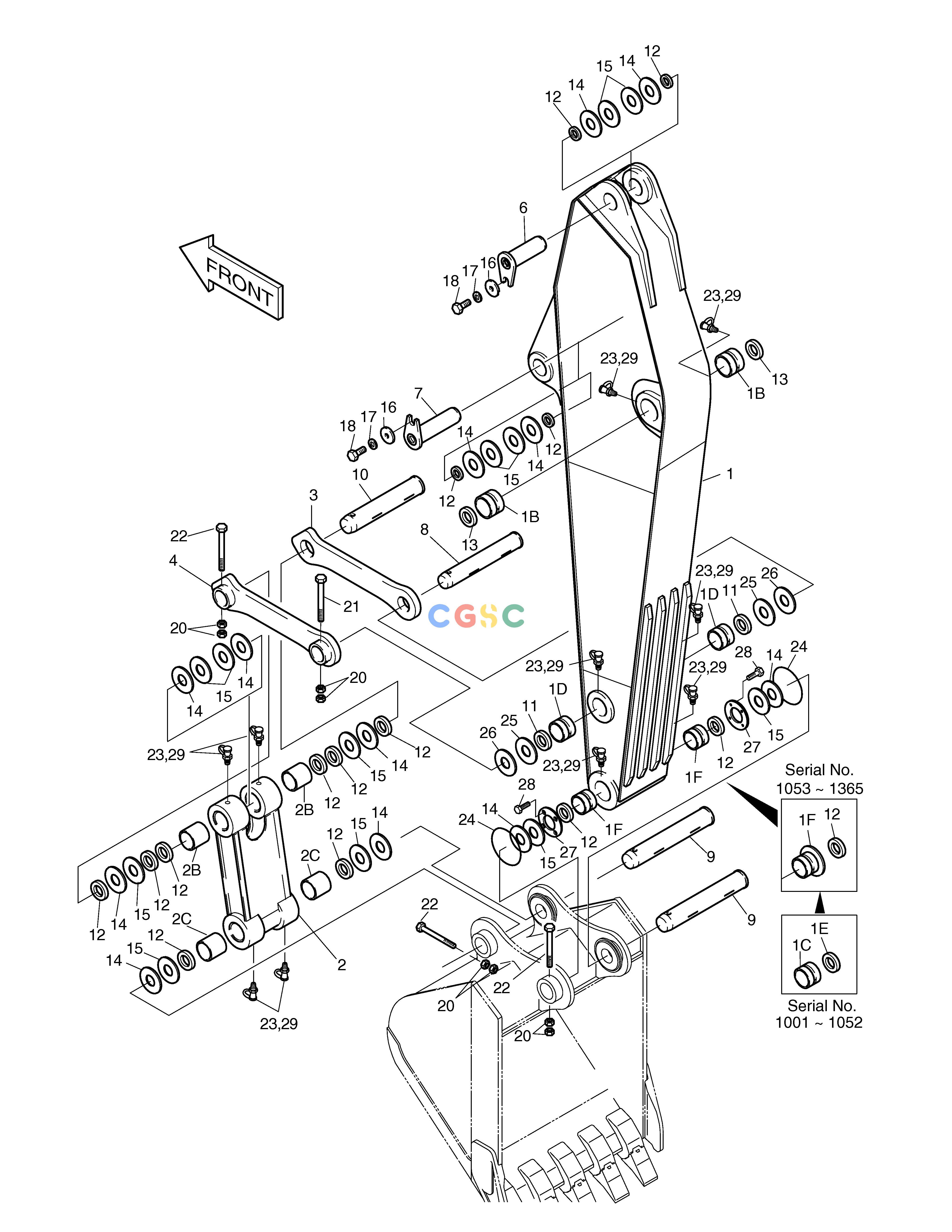 斗山零件查询ARM-4.0m SOLAR 330LC-V Doosan parts catalog online