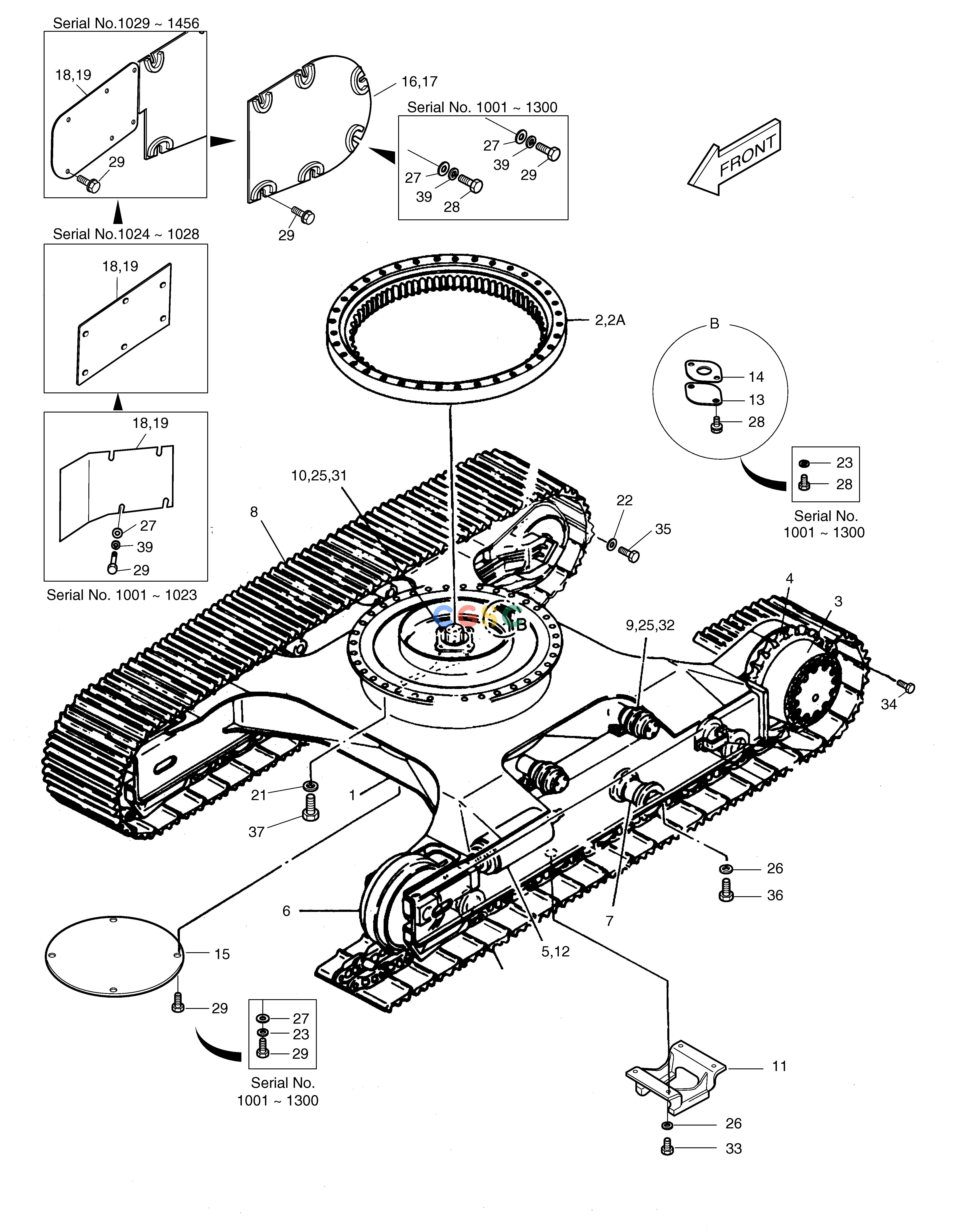 斗山零件查询TRACK-WIDTH 3m SOLAR 330LC-V Doosan parts catalog online