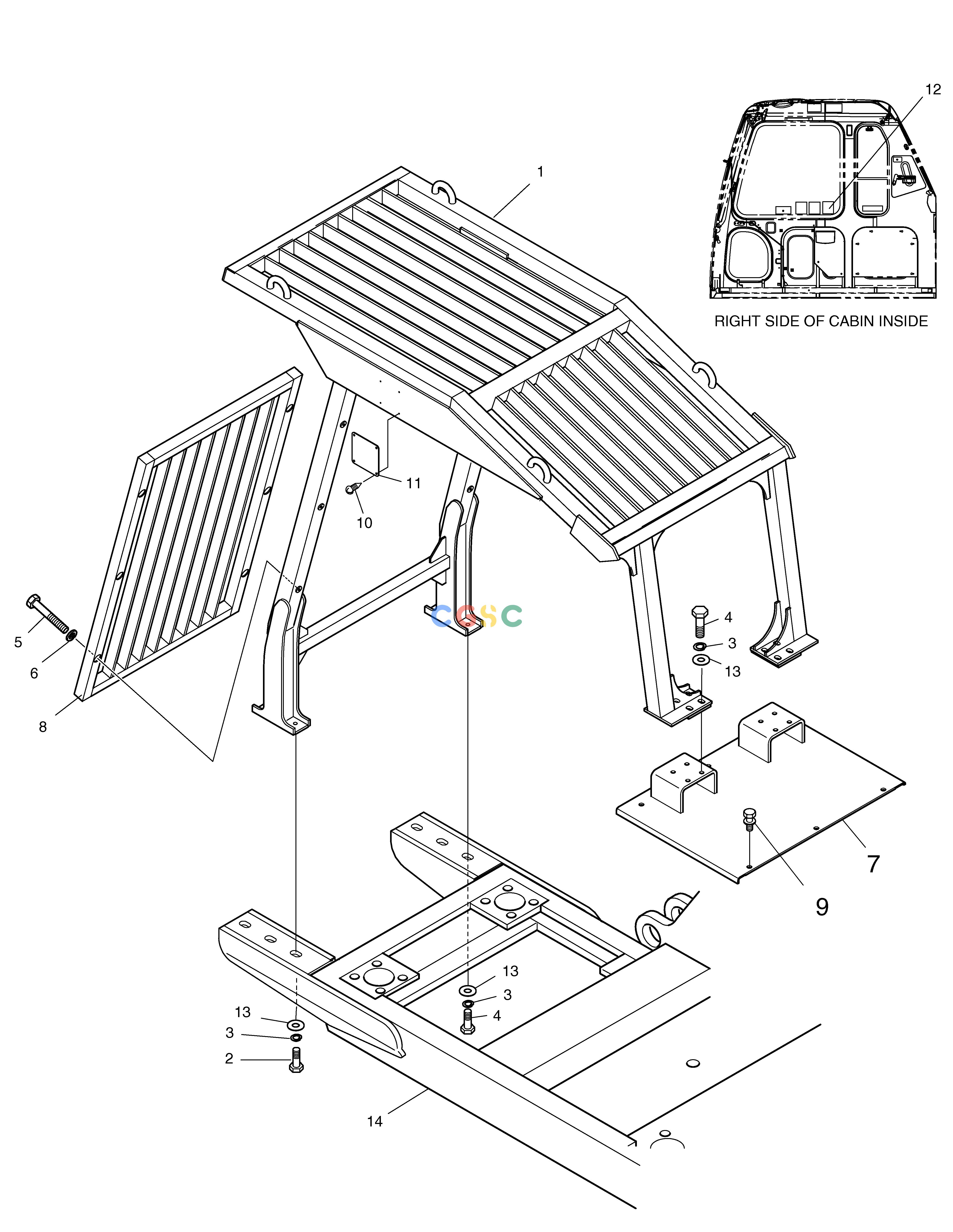 斗山零件查询F.O.G.S ASS'Y SOLAR 330LC-V Doosan parts catalog online