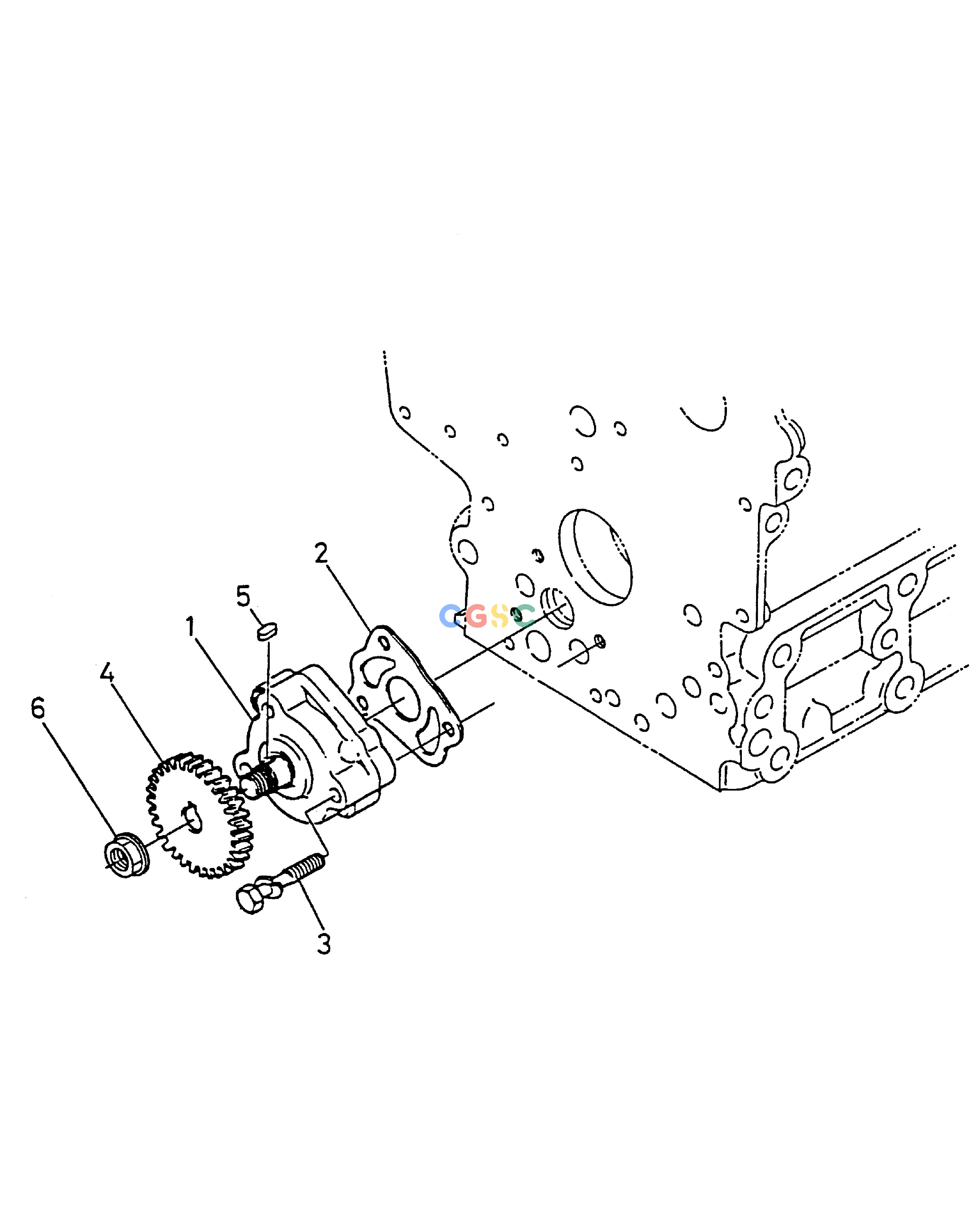 斗山零件查询OIL PUMP SOLAR 015 Doosan parts catalog online