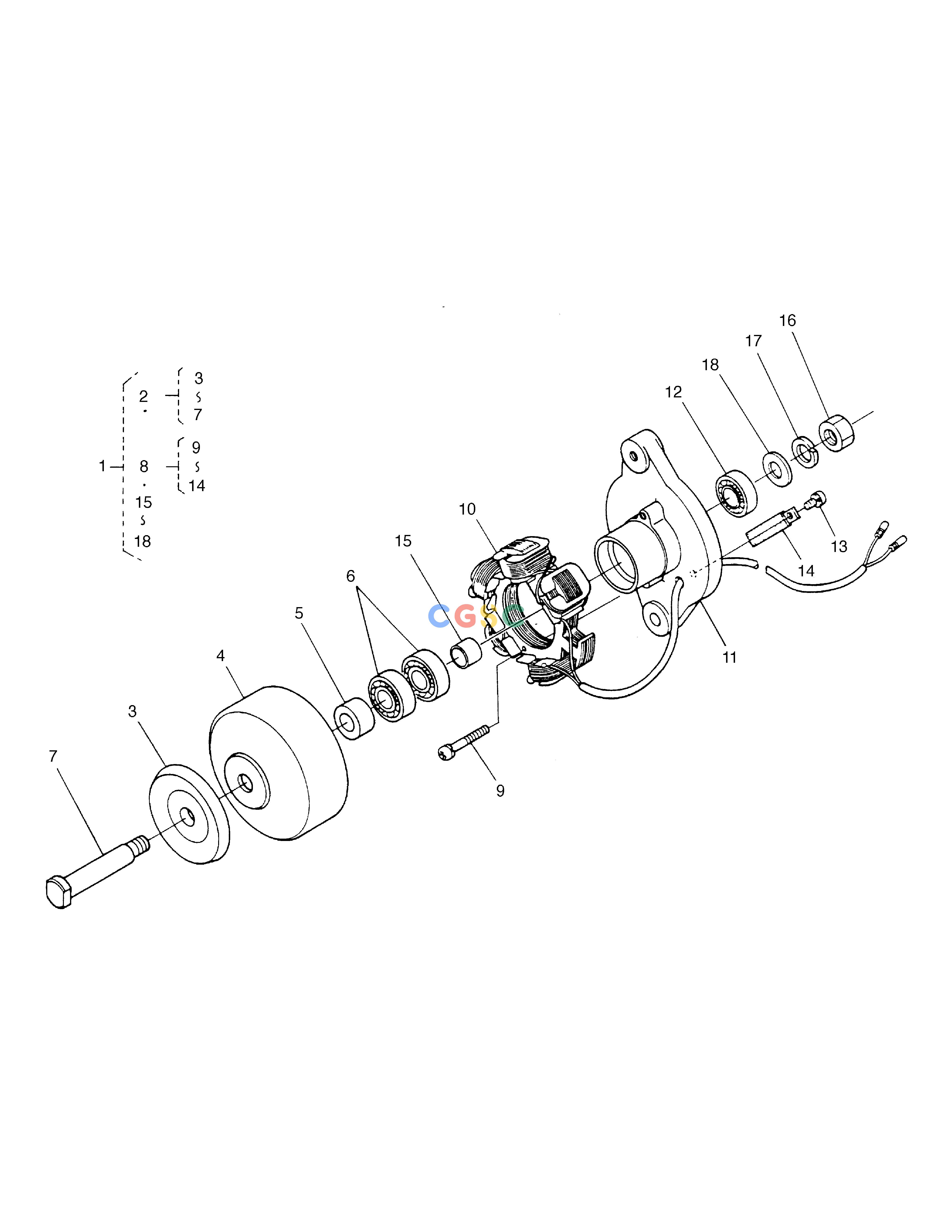 斗山零件查询ALTERNATOR (COMPONENT PARTS) SOLAR 015 Doosan parts catalog online