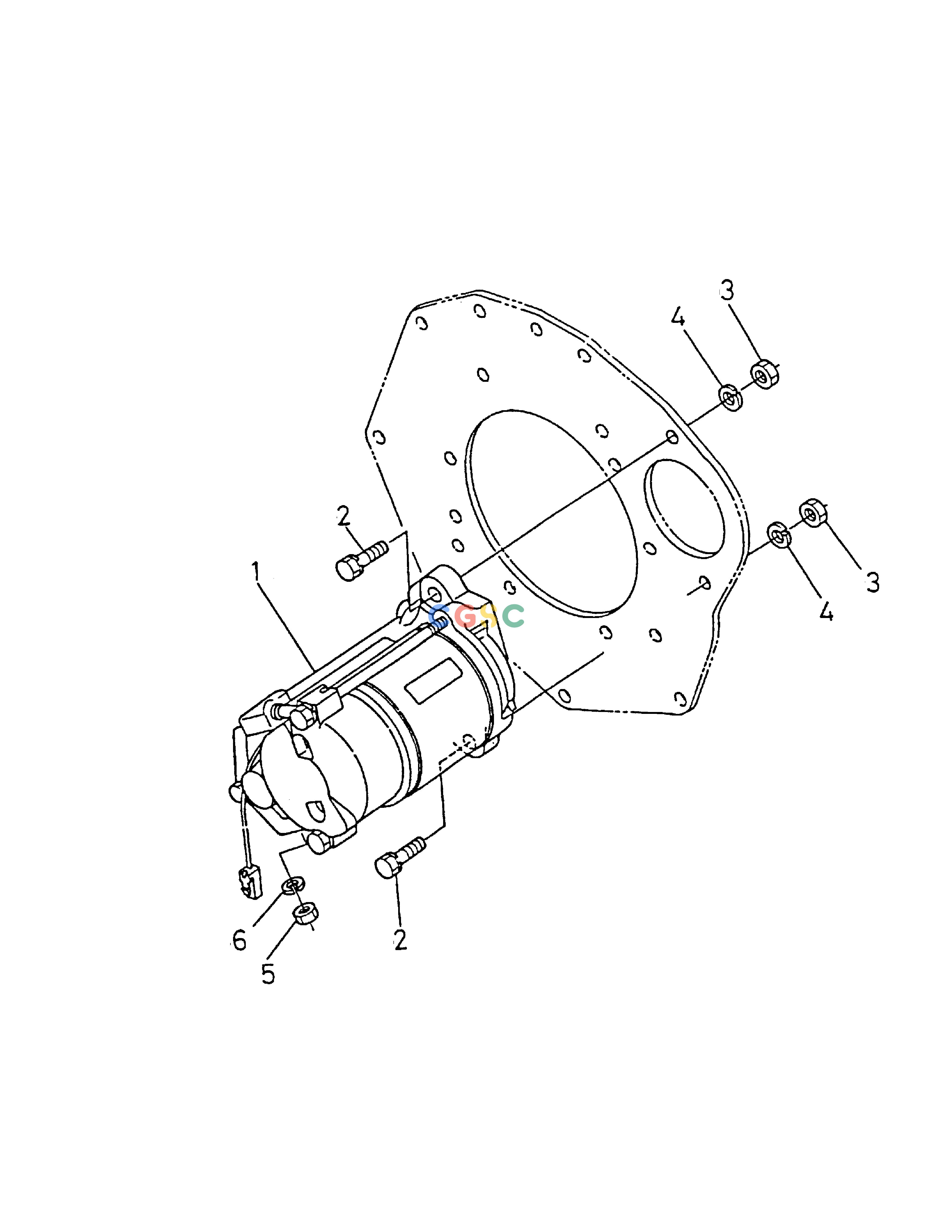 斗山零件查询STARTER SOLAR 015 Doosan parts catalog online