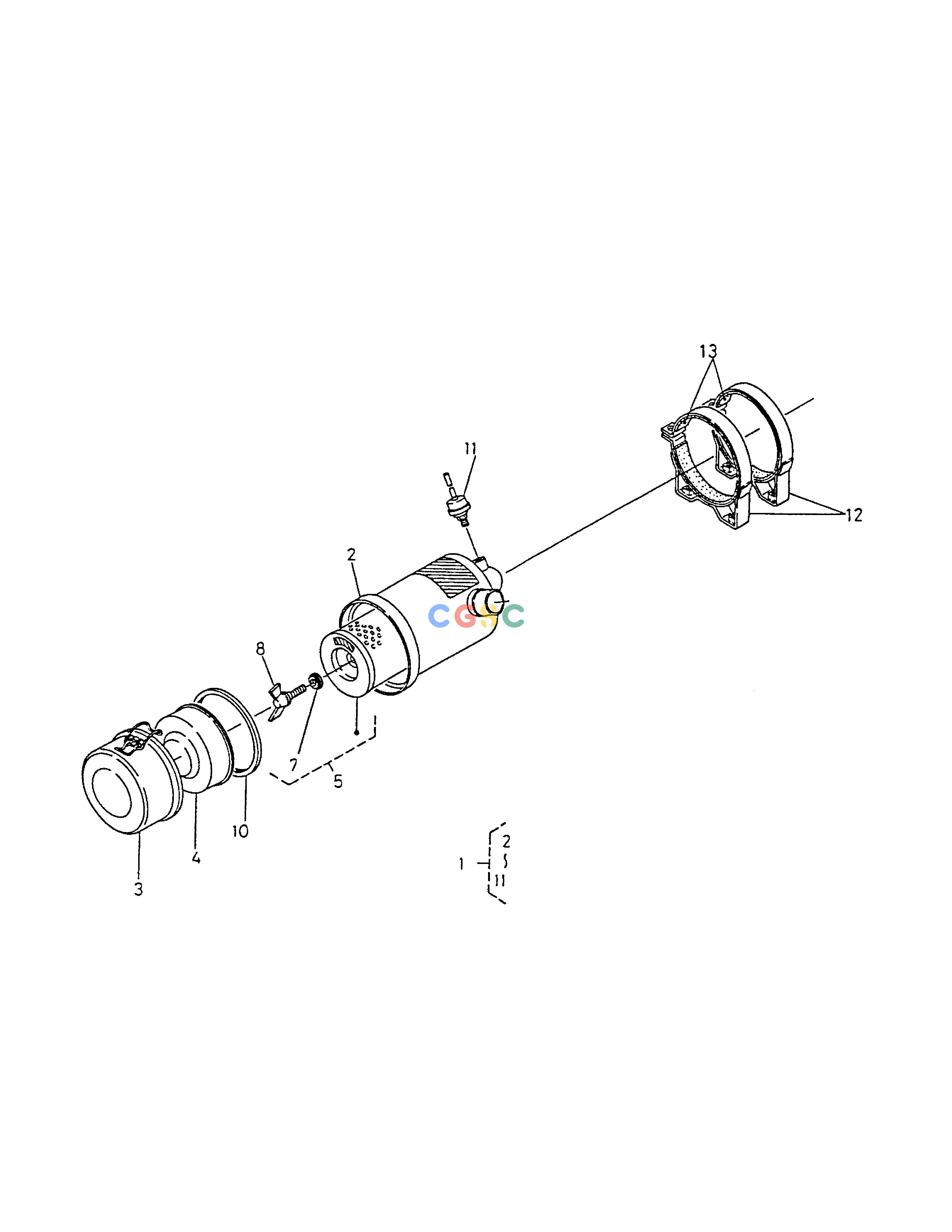 斗山零件查询AIR CLEANER SOLAR 015 Doosan parts catalog online
