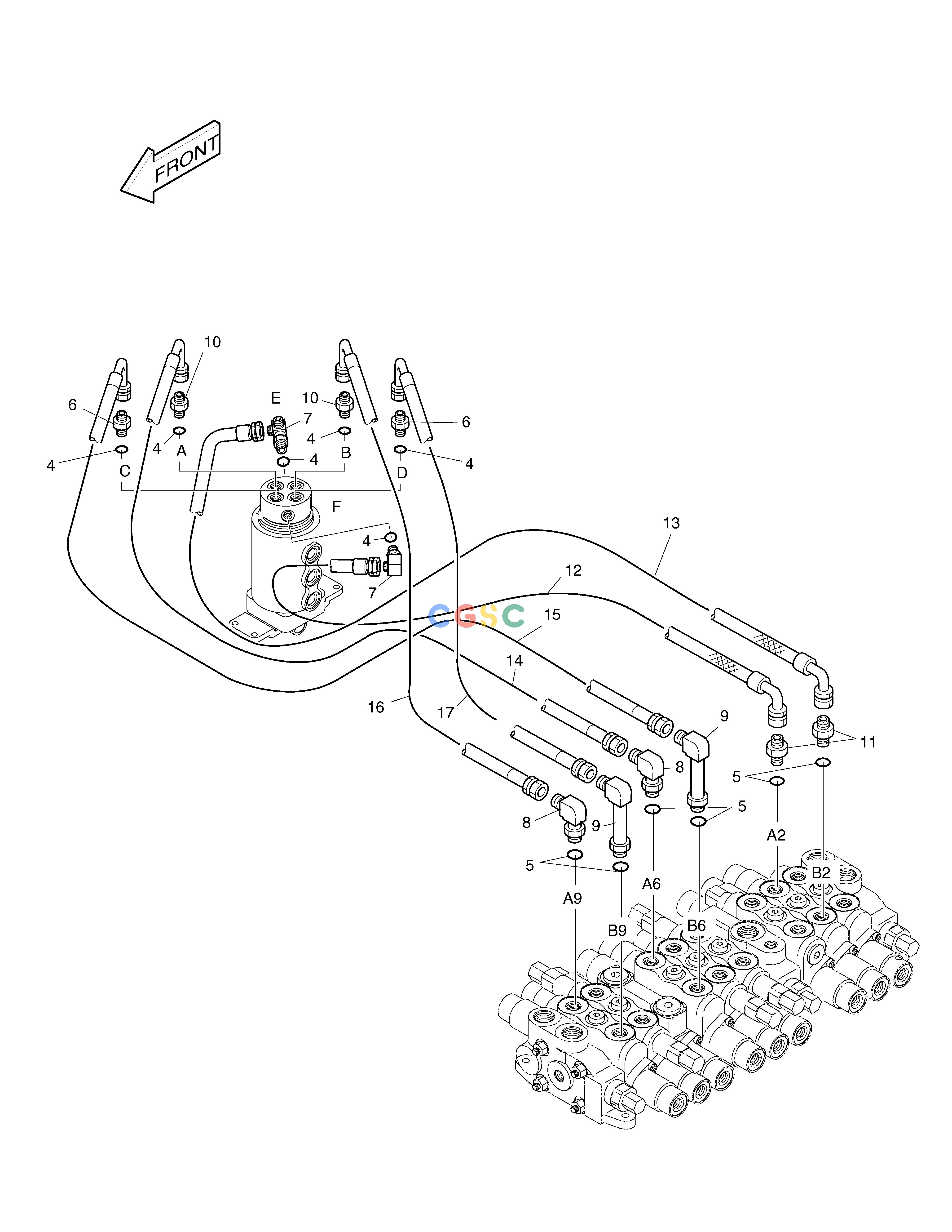 斗山零件查询MAIN PIPING(2) SOLAR 015 Doosan parts catalog online