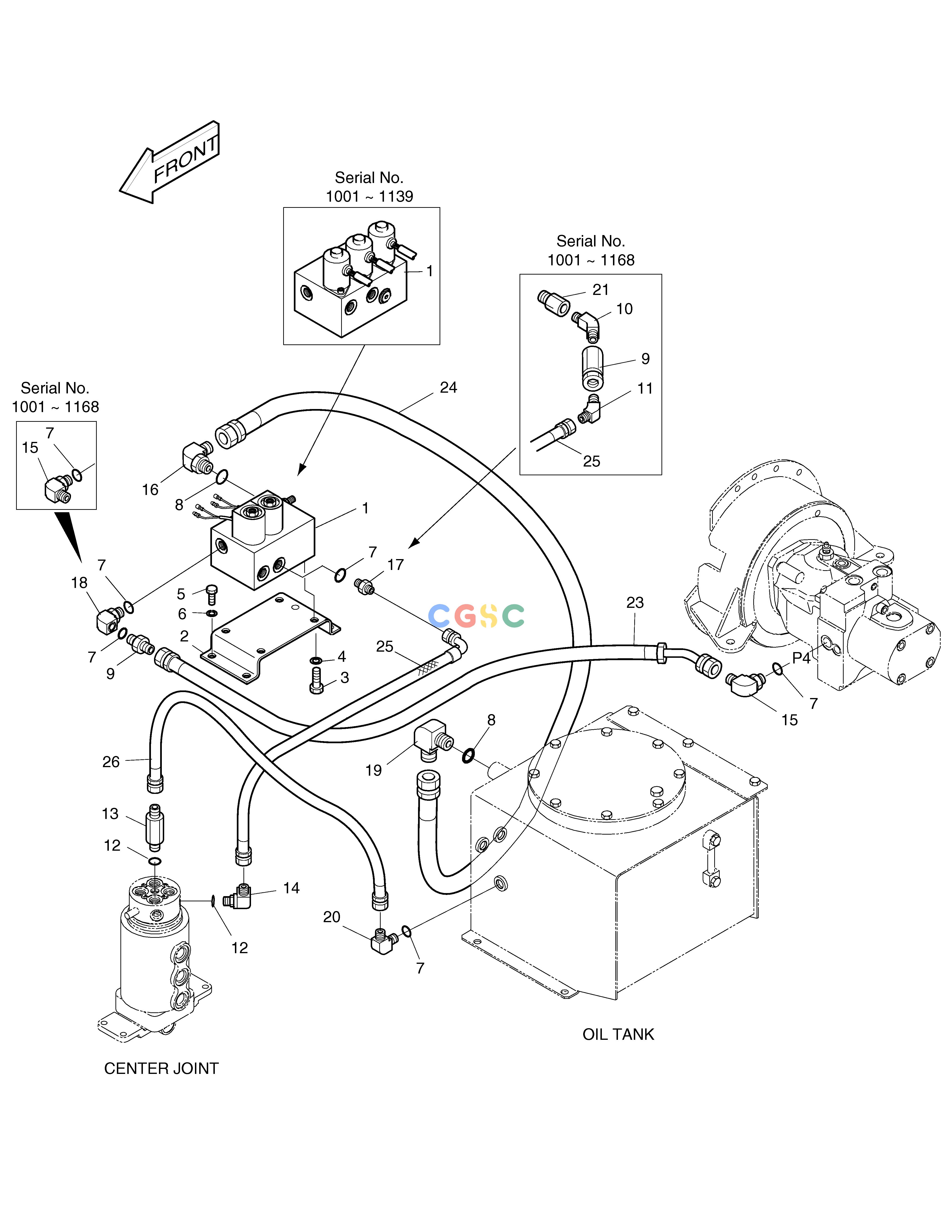 斗山零件查询PILOT PIPING(1) SOLAR 015 Doosan parts catalog online
