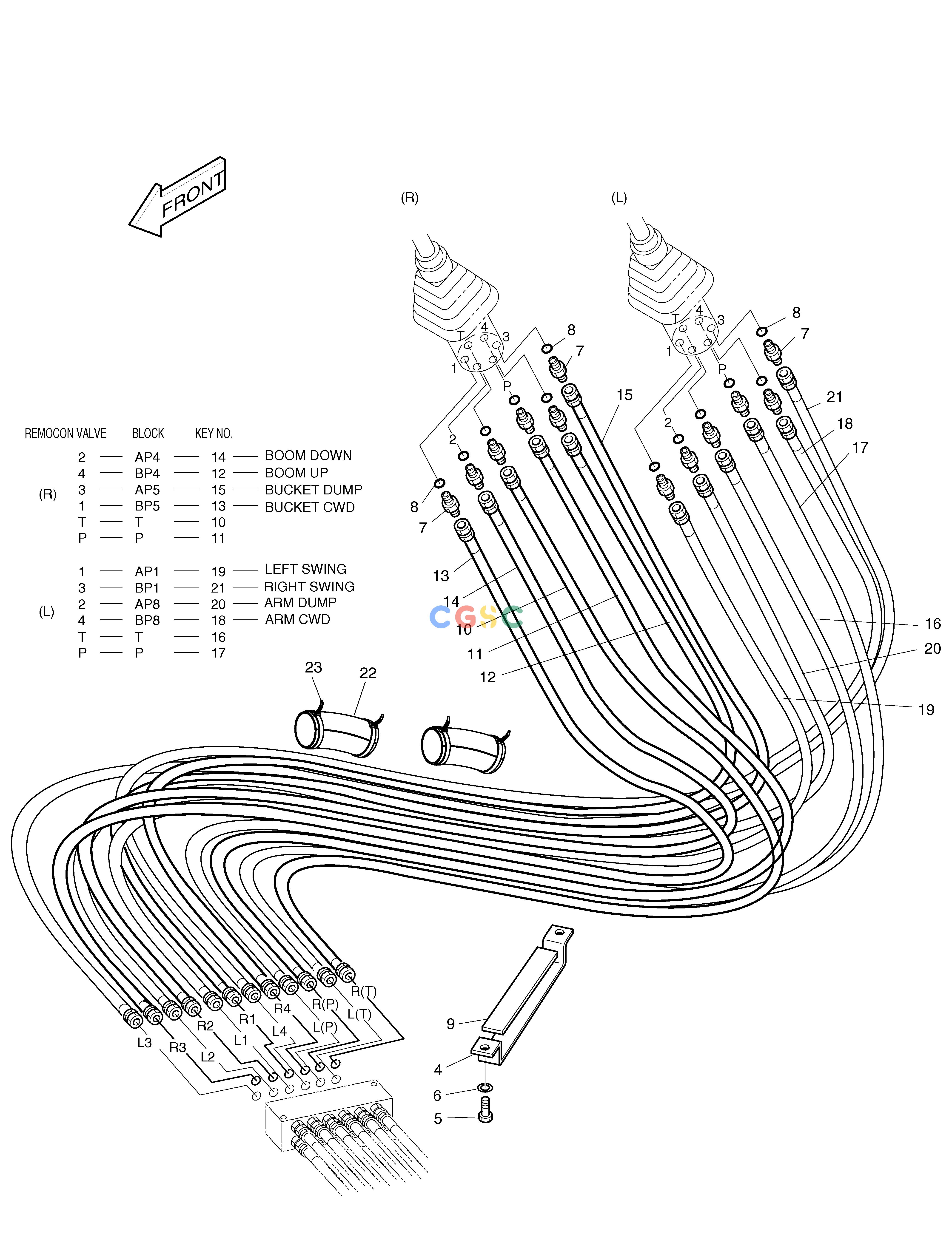 斗山零件查询PILOT PIPING(5) SOLAR 015 Doosan parts catalog online