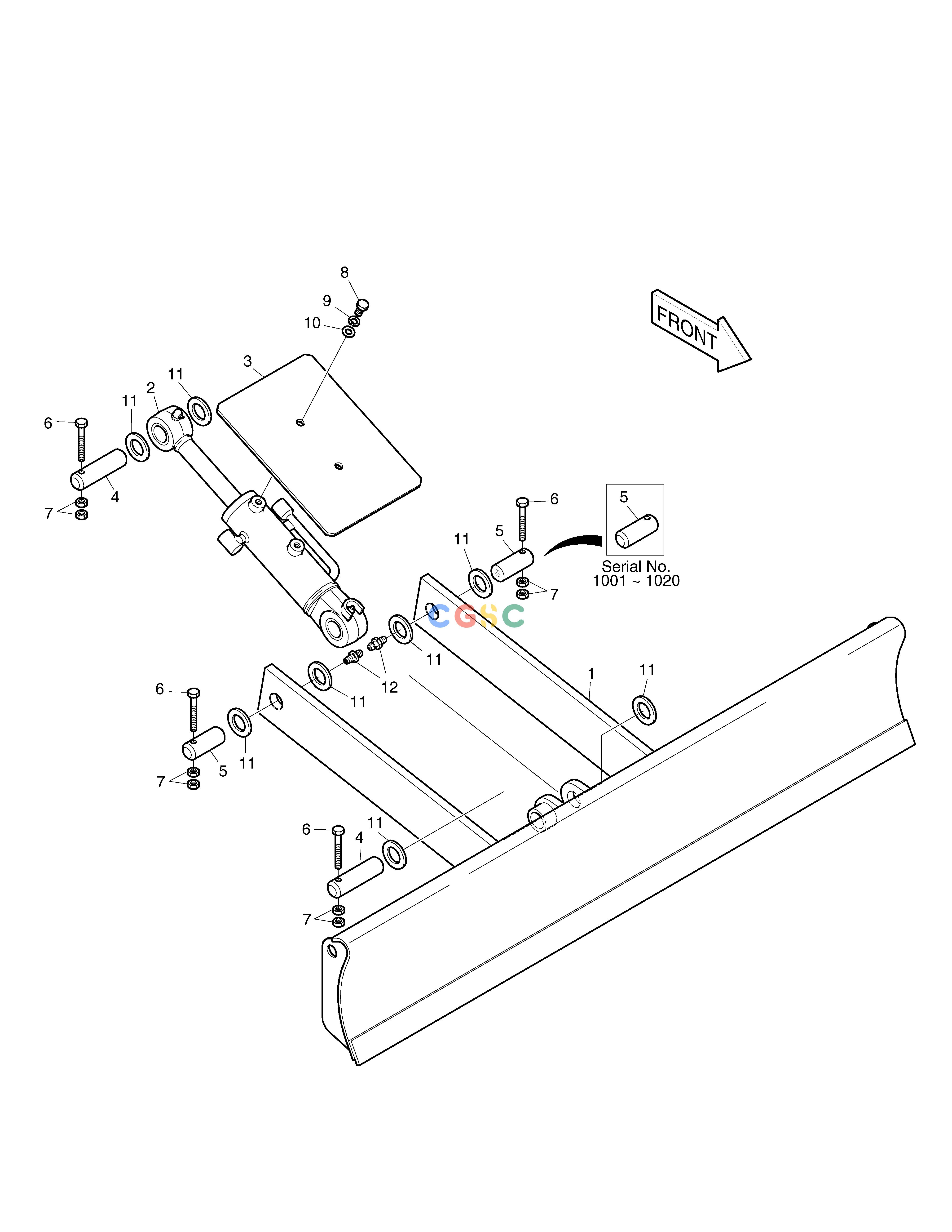 斗山零件查询DOZER-WIDTH:1300mm SOLAR 015 Doosan parts catalog online
