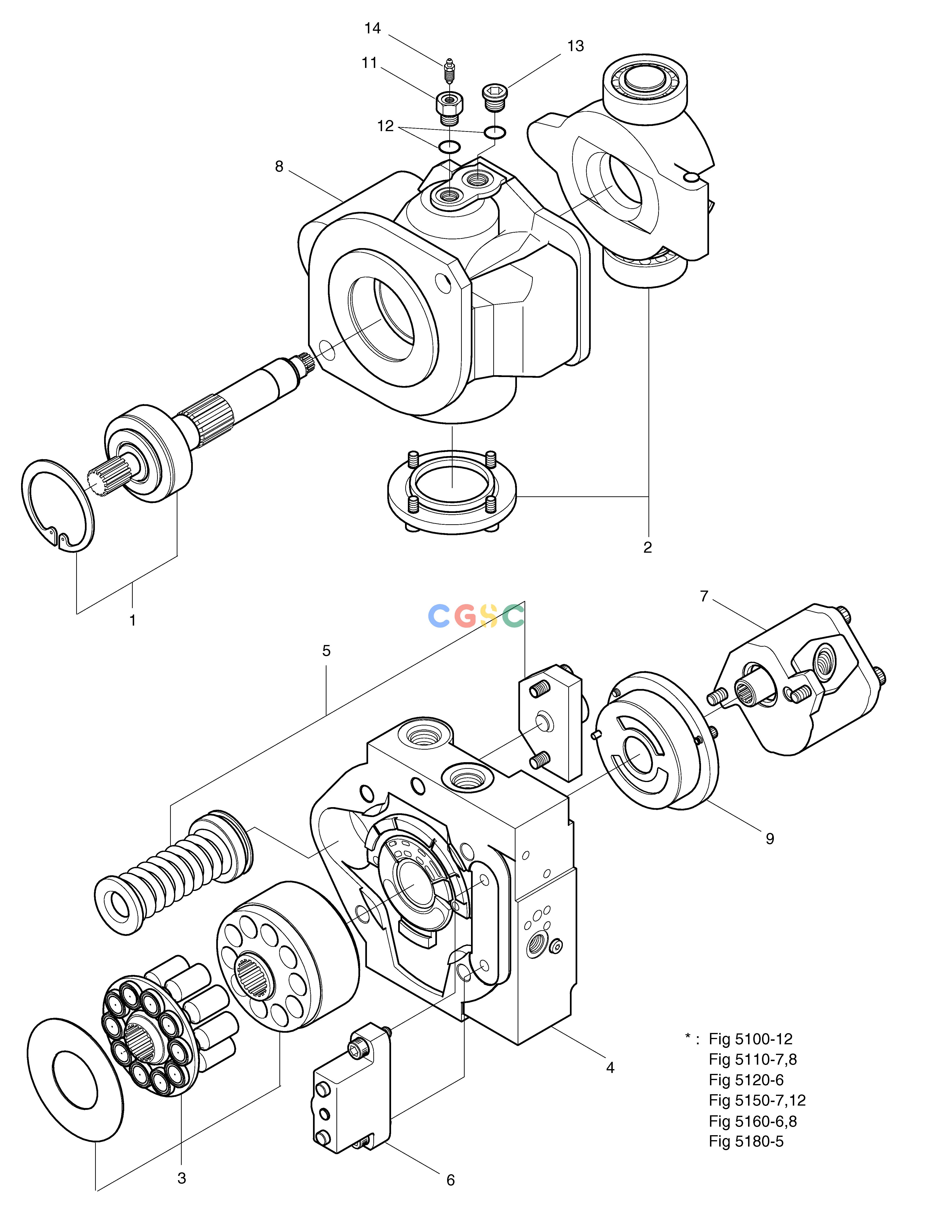 斗山零件查询MAIN PUMP SOLAR 015 Doosan parts catalog online
