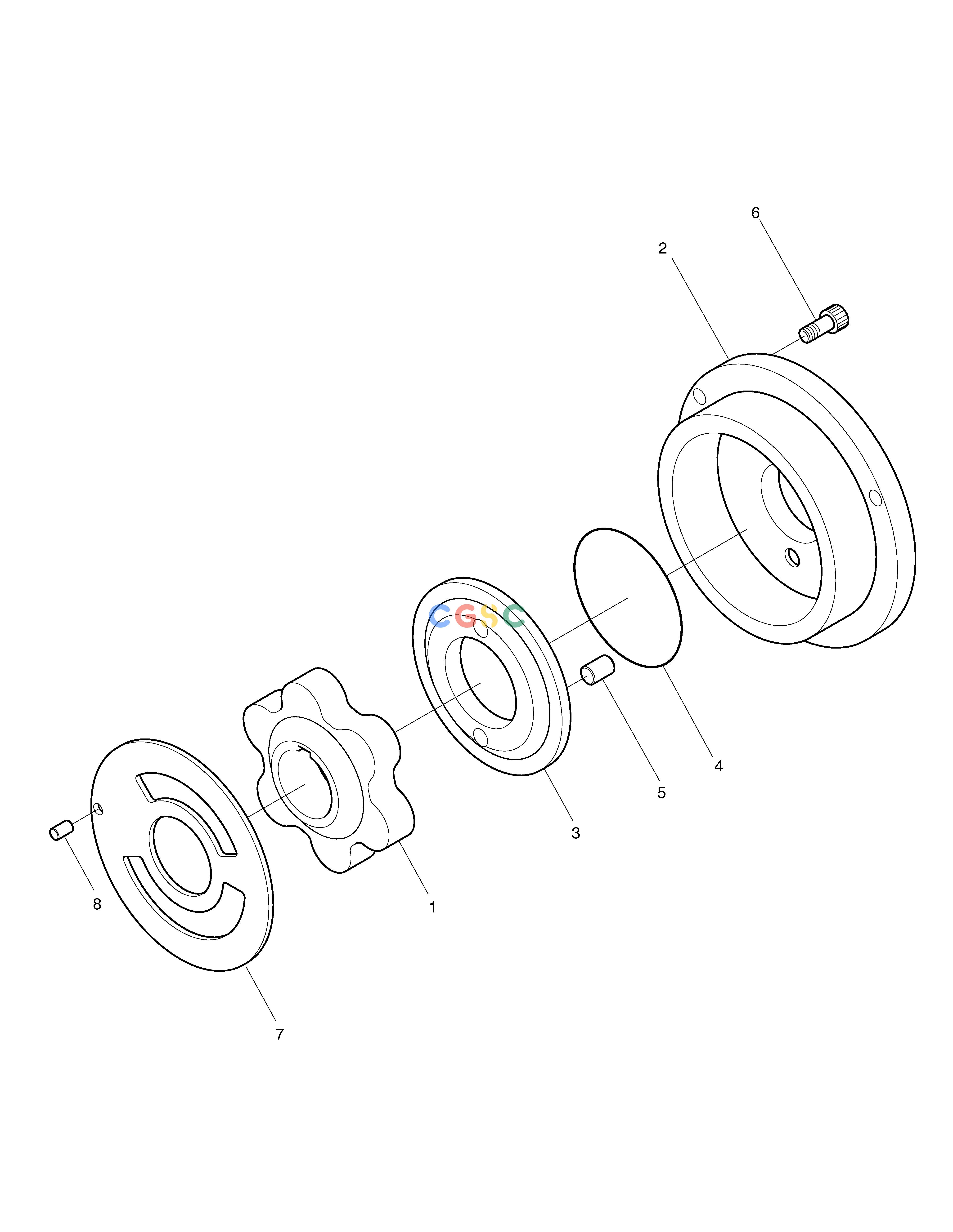 斗山零件查询MAIN PUMP-SEAL CASE SOLAR 015 Doosan parts catalog online