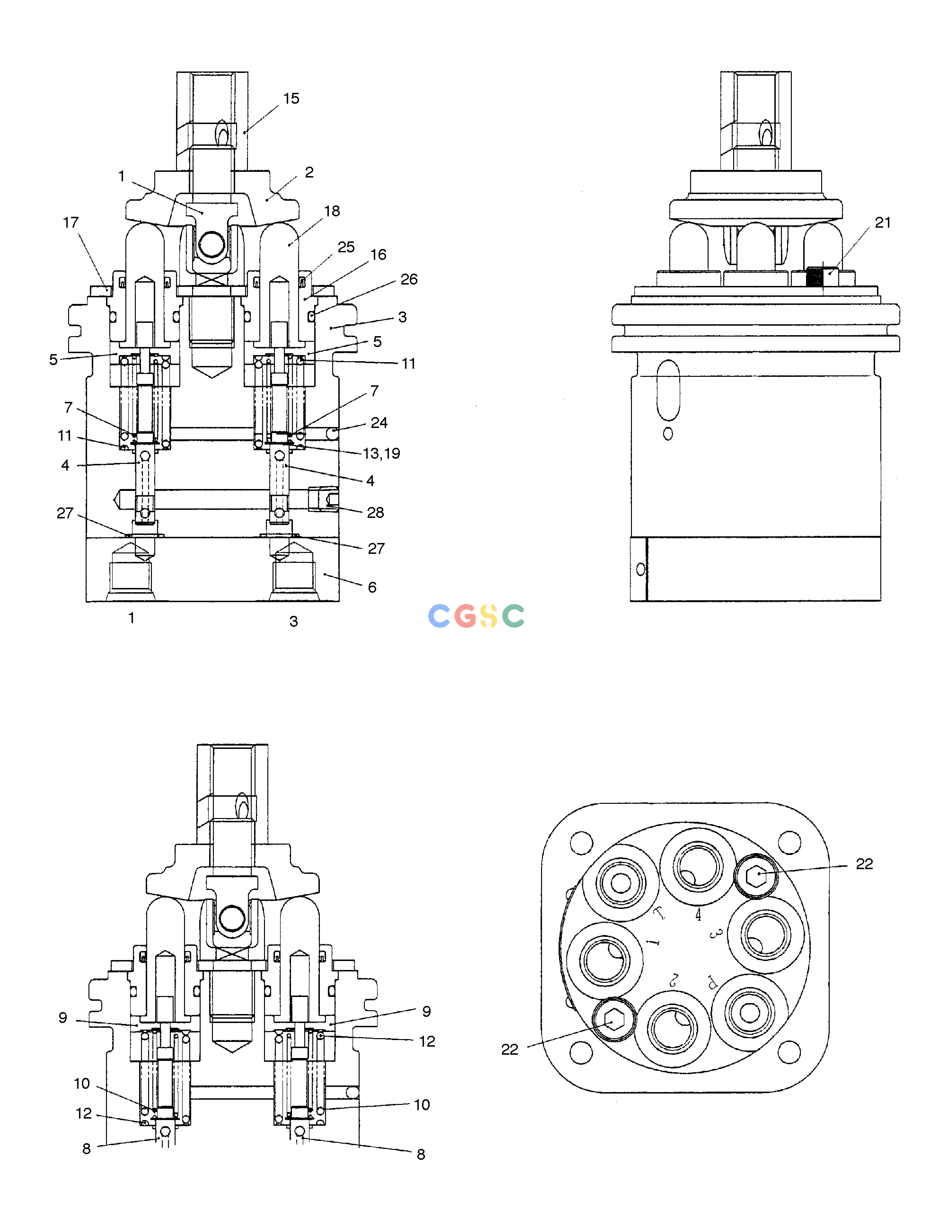 斗山零件查询JOYSTICK SOLAR 015 Doosan parts catalog online