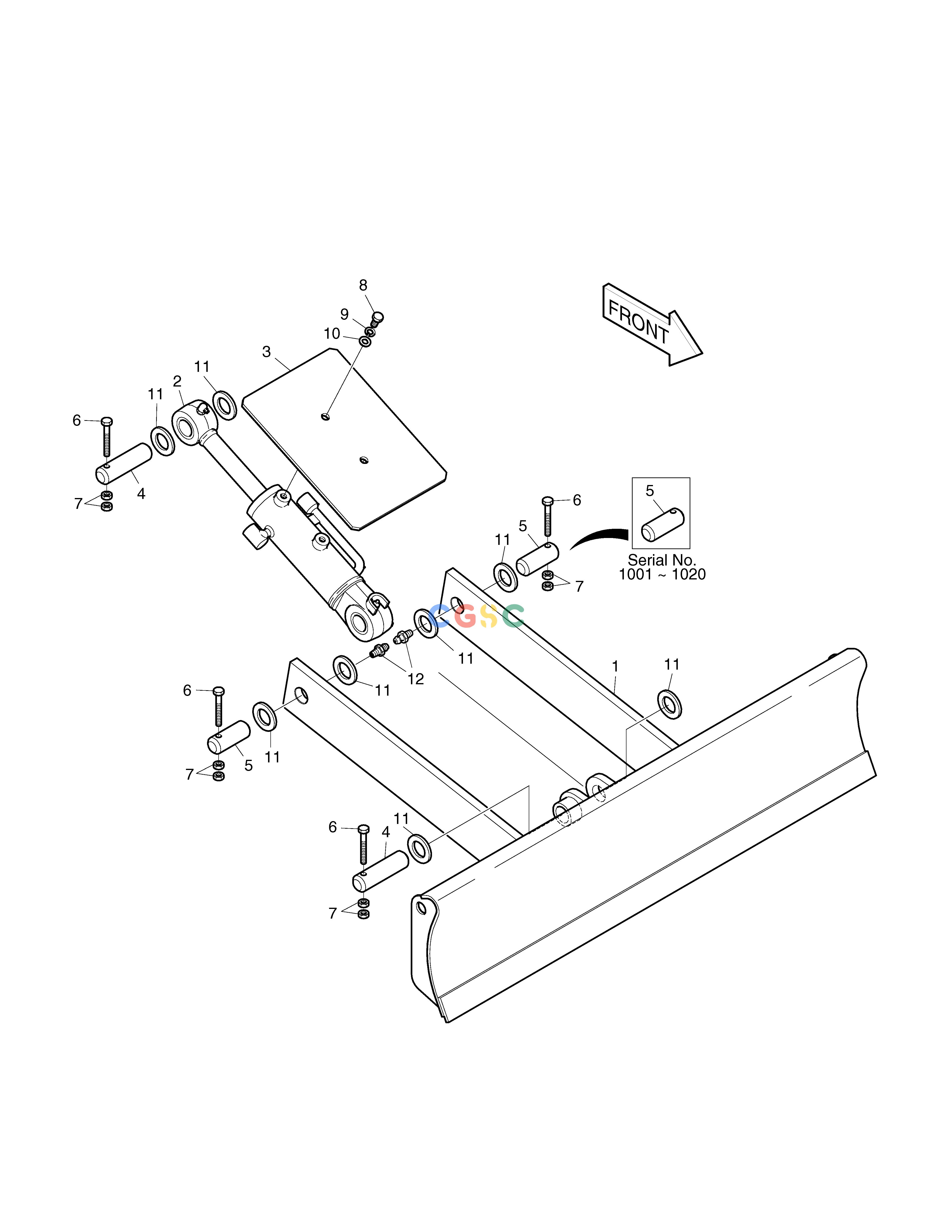 斗山零件查询DOZER-1000mm SOLAR 015 Doosan parts catalog online