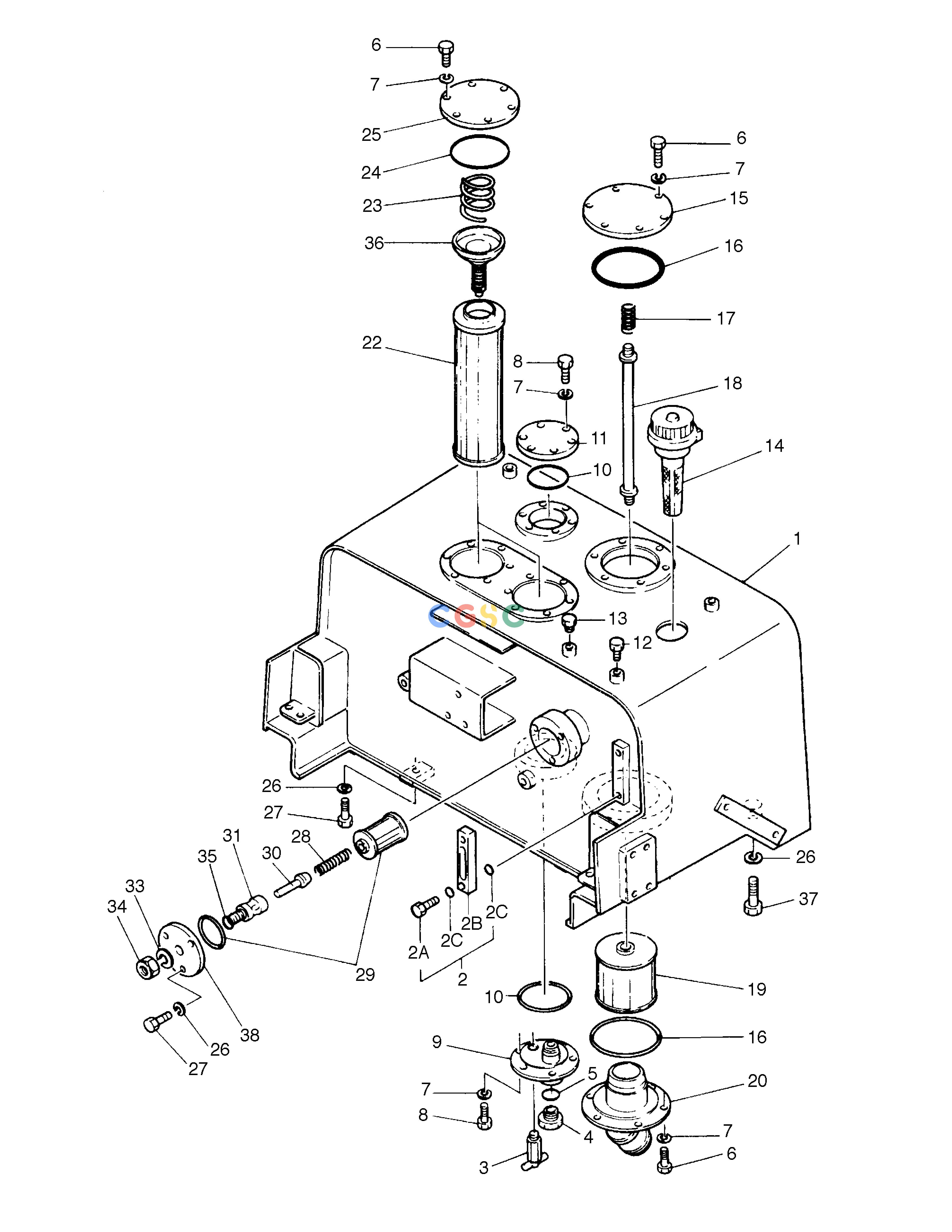 斗山零件查询OIL TANK MEGA 300 Doosan parts catalog online