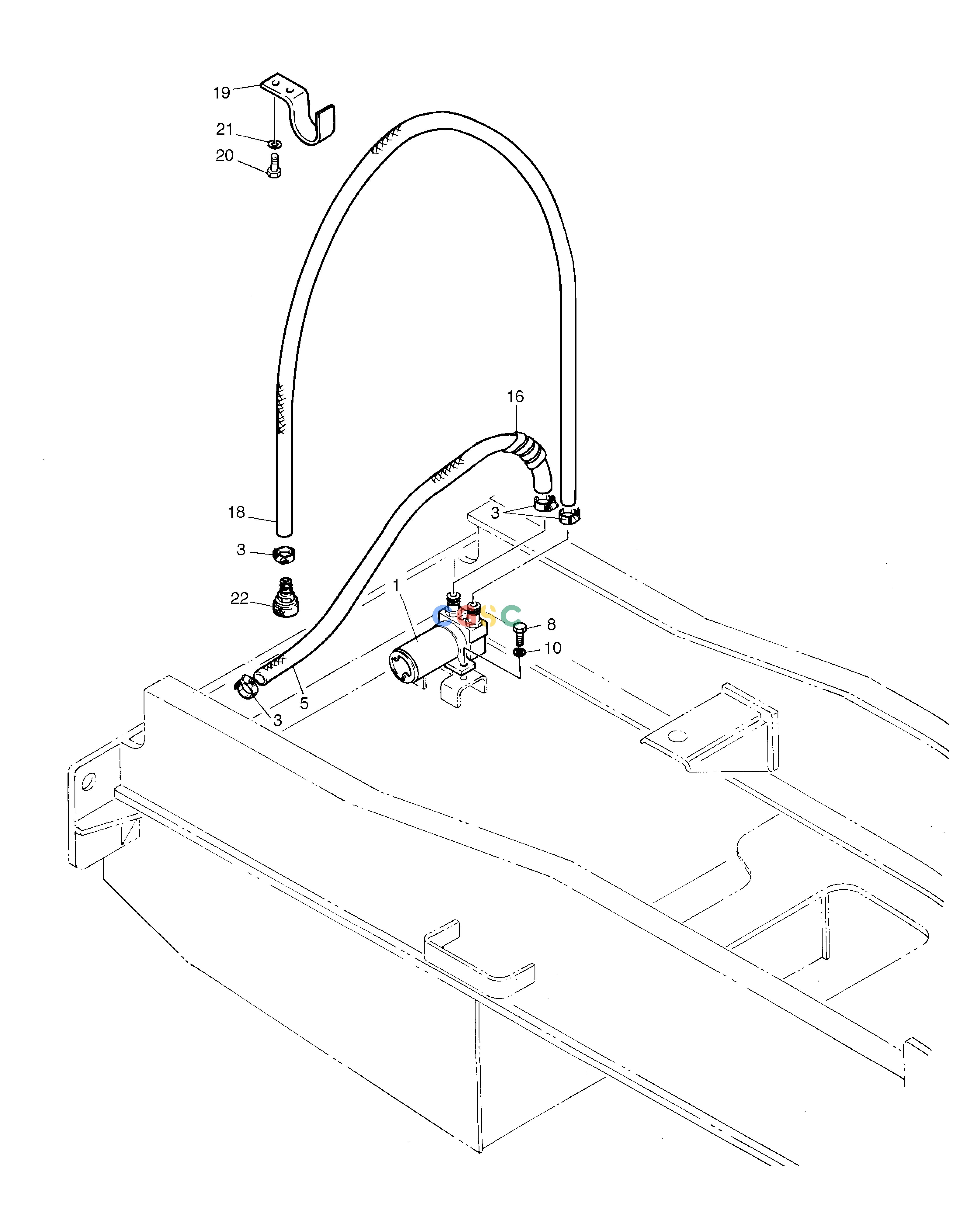 斗山零件查询FUEL TRANSFER PUMP(OPTION) MEGA 300 Doosan parts catalog online