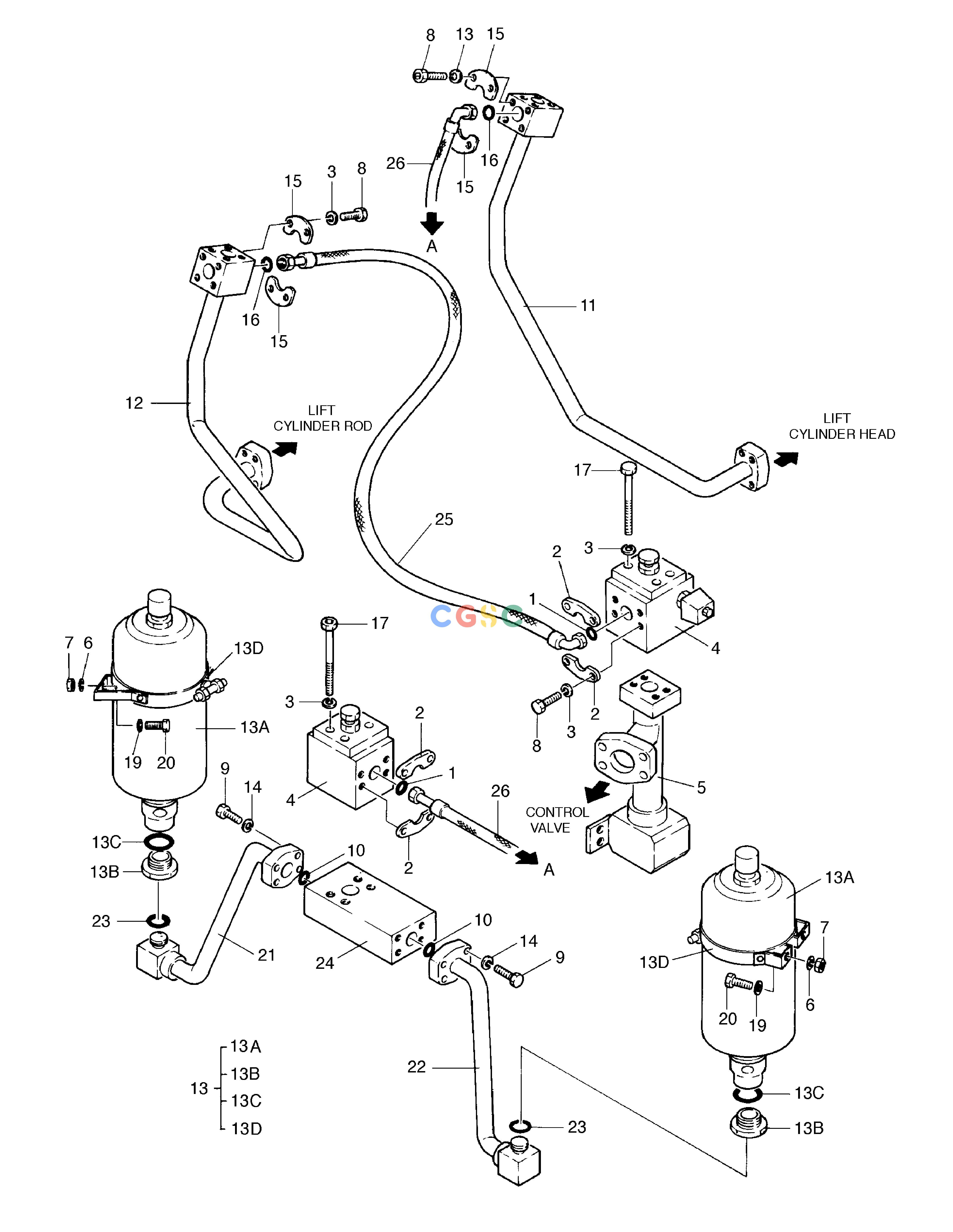 斗山零件查询LIS PIPING(OPTION) MEGA 300 Doosan parts catalog online