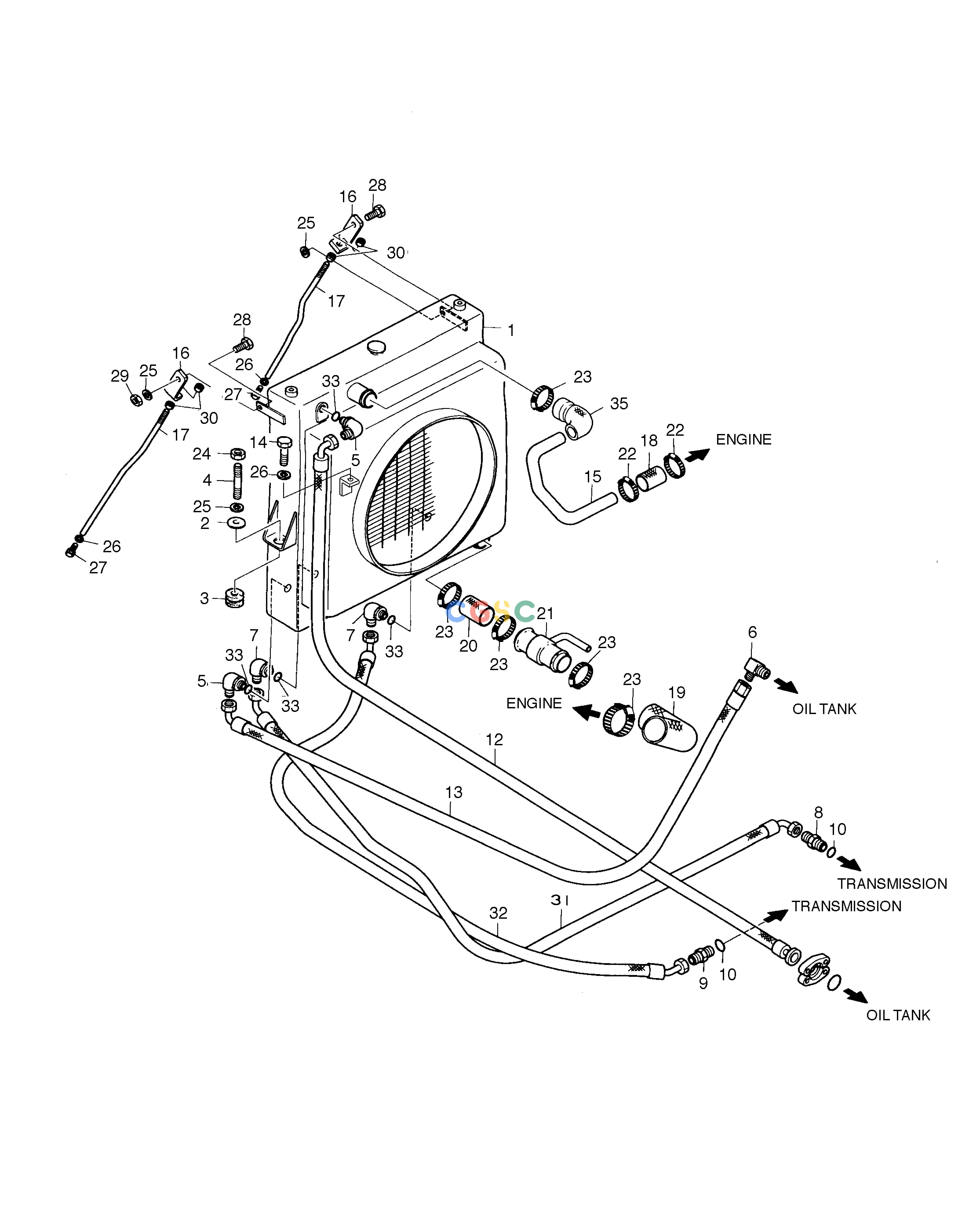 斗山零件查询COOLER PIPING MEGA 300 Doosan parts catalog online