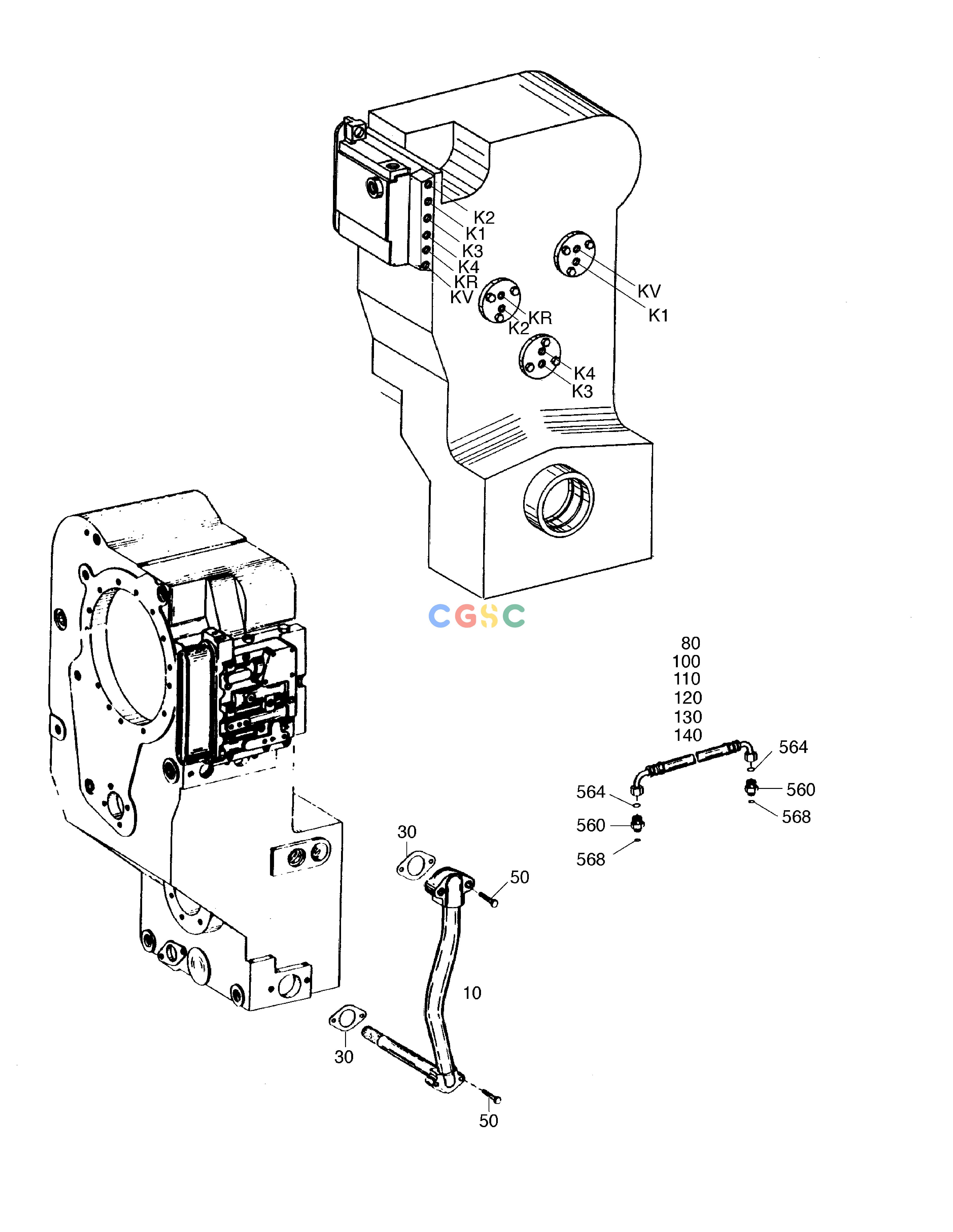斗山零件查询OIL PIPES MEGA 300 Doosan parts catalog online