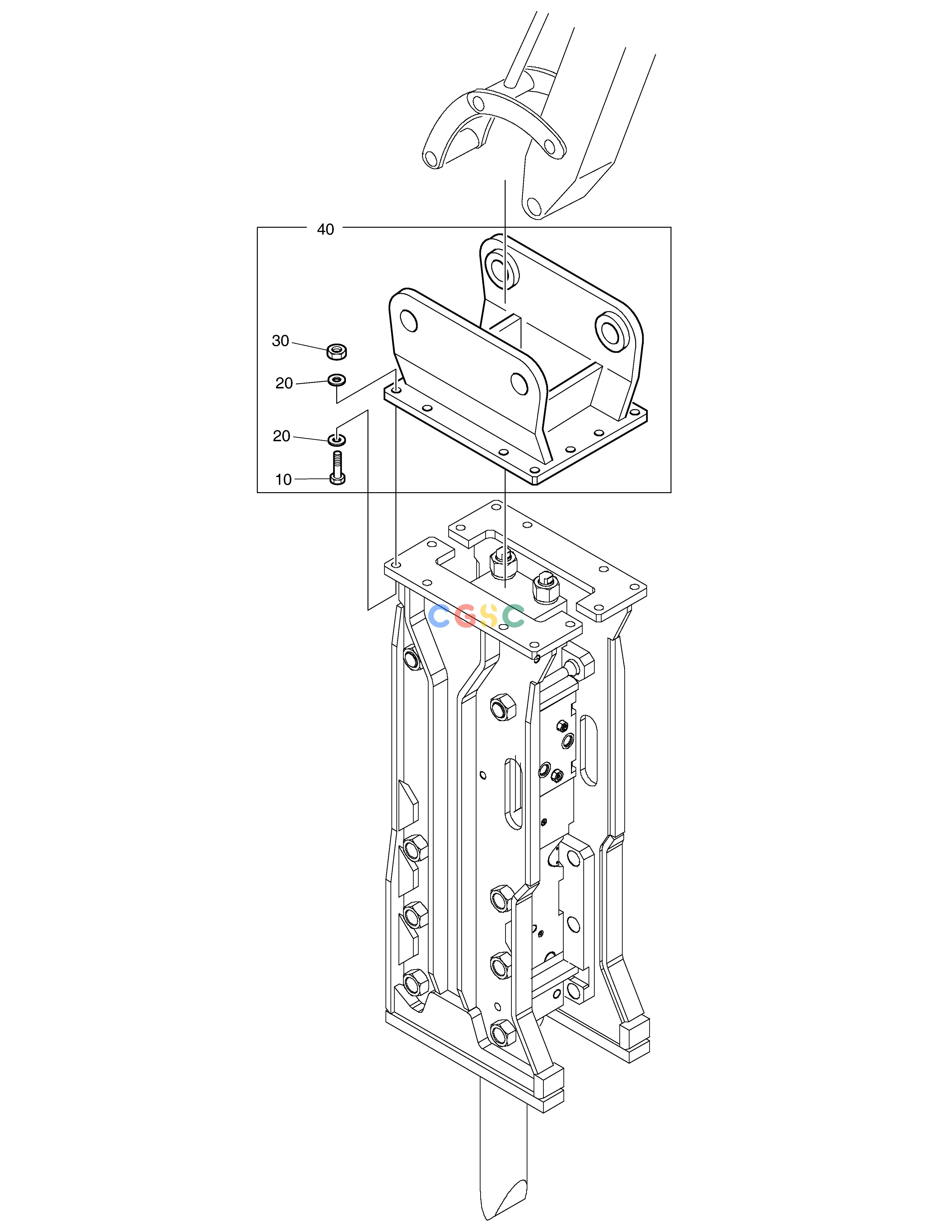 斗山零件查询FOR TOP MOUNTING & HOUSING DXB170H Doosan parts catalog online