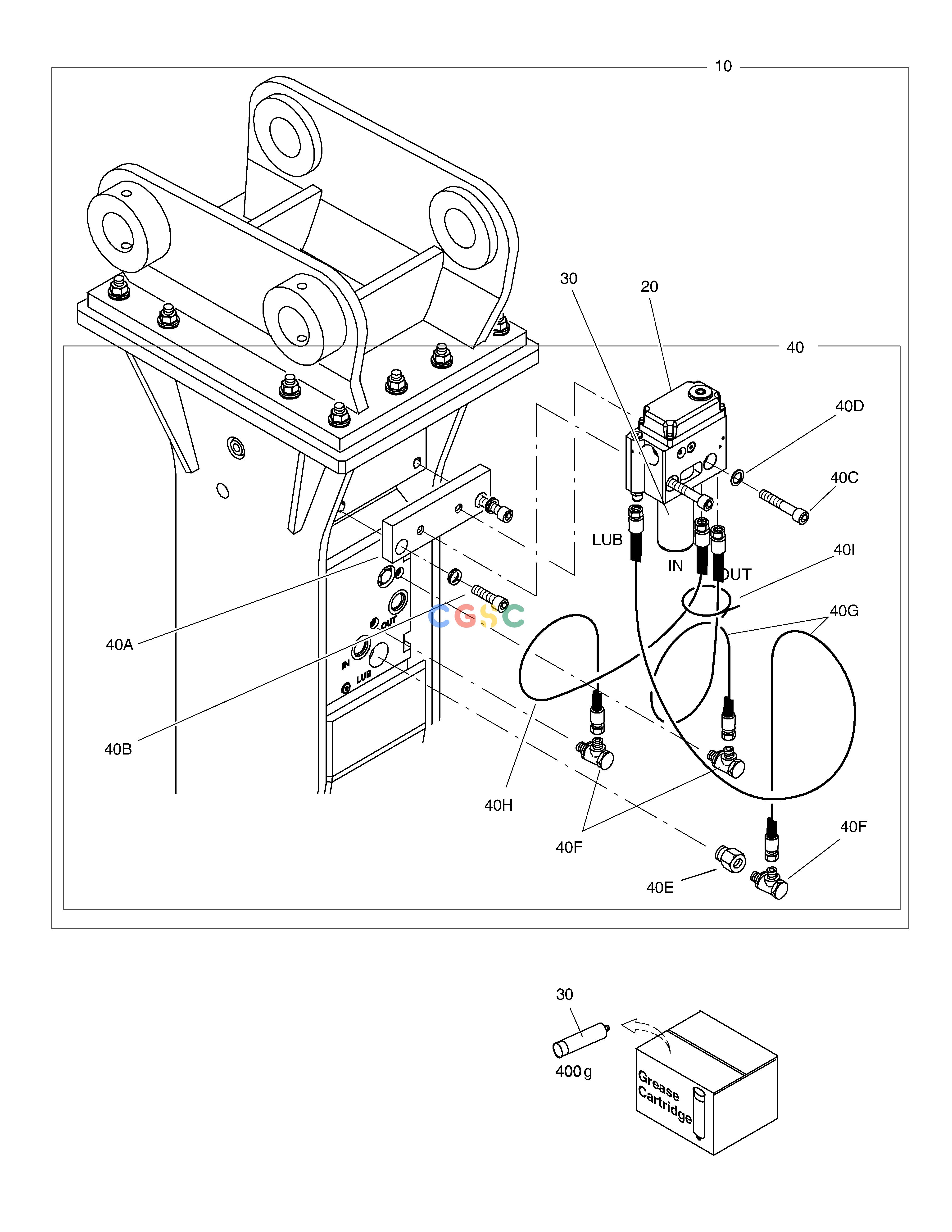 斗山零件查询AUTO GREASE DEVICE DXB170H Doosan parts catalog online