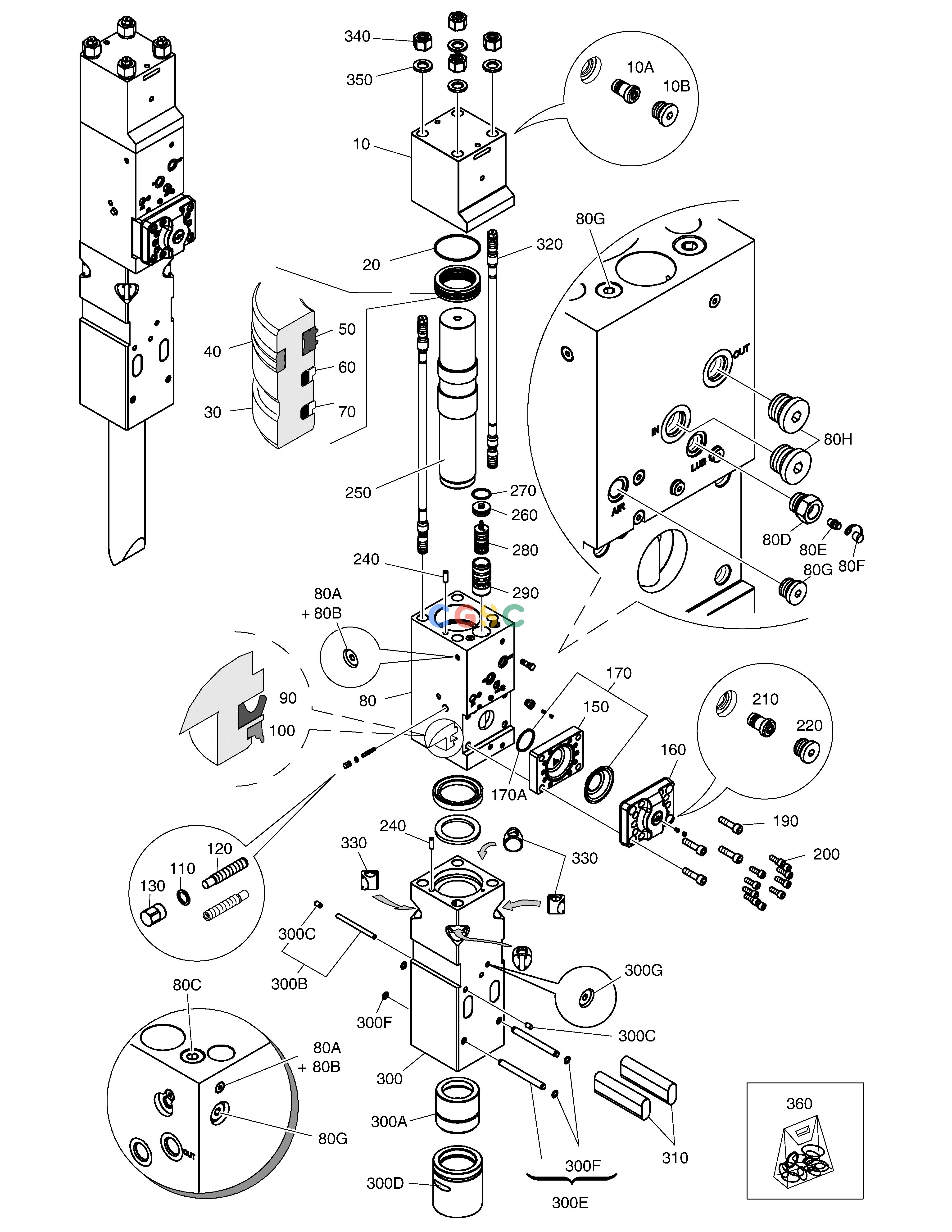 斗山零件查询POWER CELL DXB260H Doosan parts catalog online