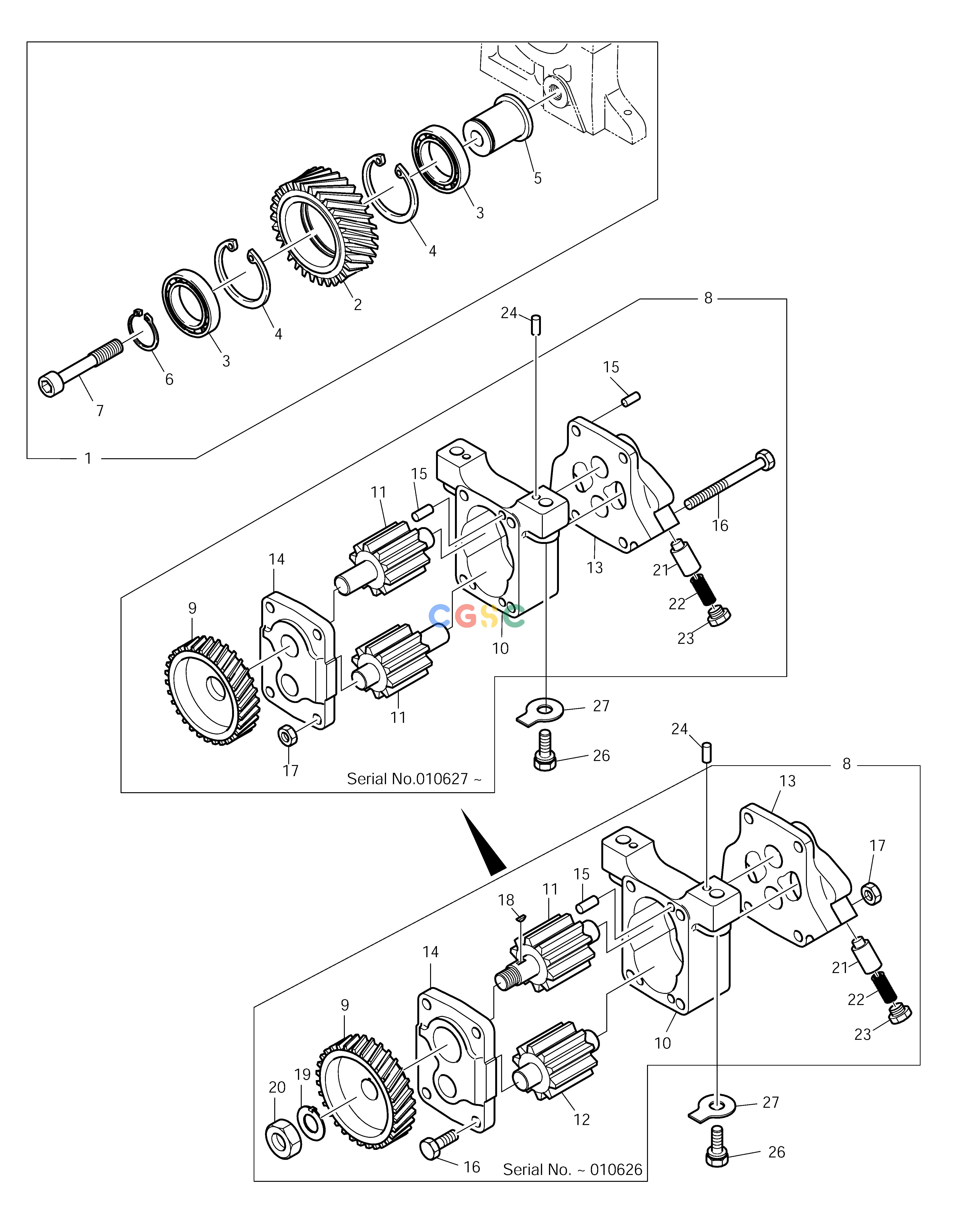 斗山零件查询INTERMEDIATE GEAR SOLAR 250LC-V Doosan parts catalog online