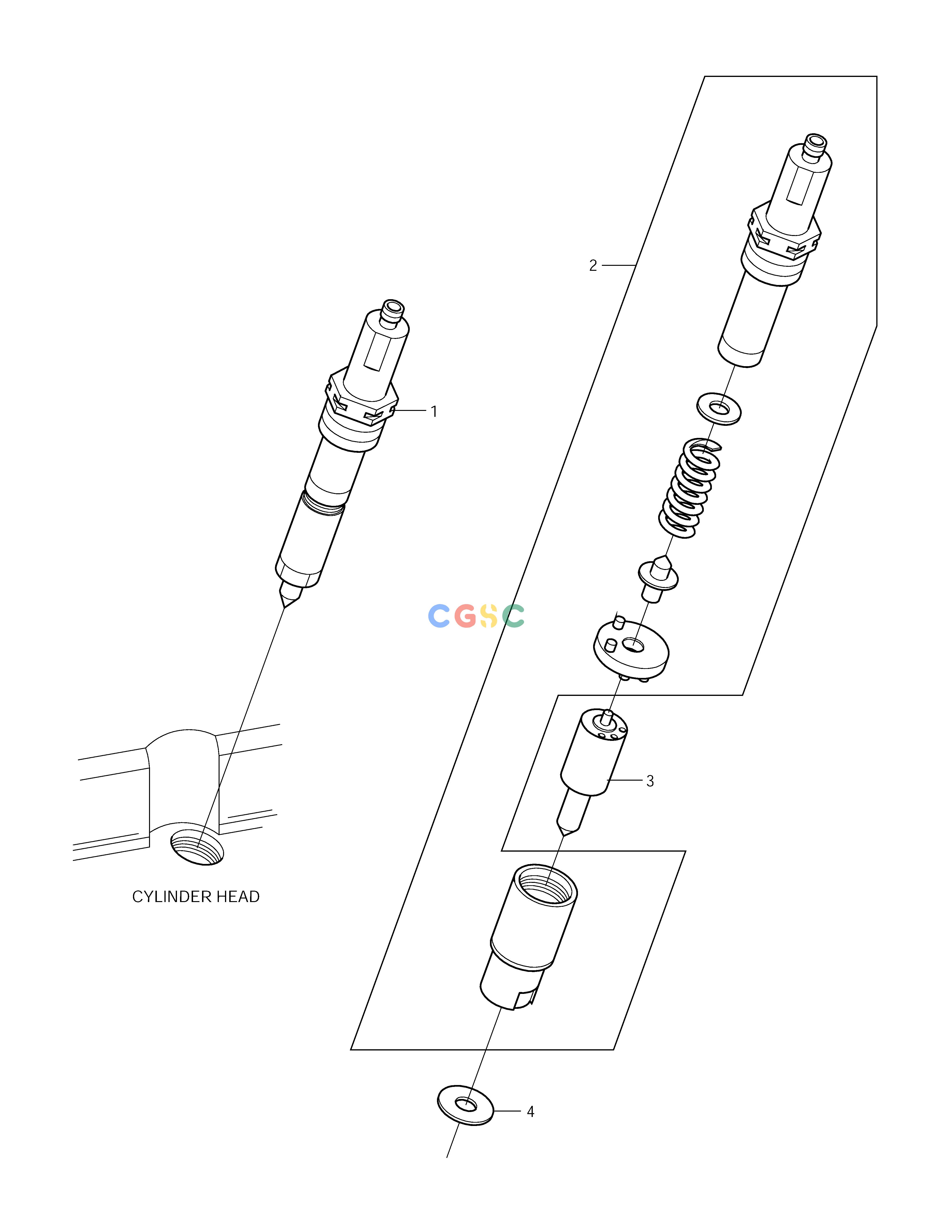 斗山零件查询NOZZLE HOLDER SOLAR 250LC-V Doosan parts catalog online