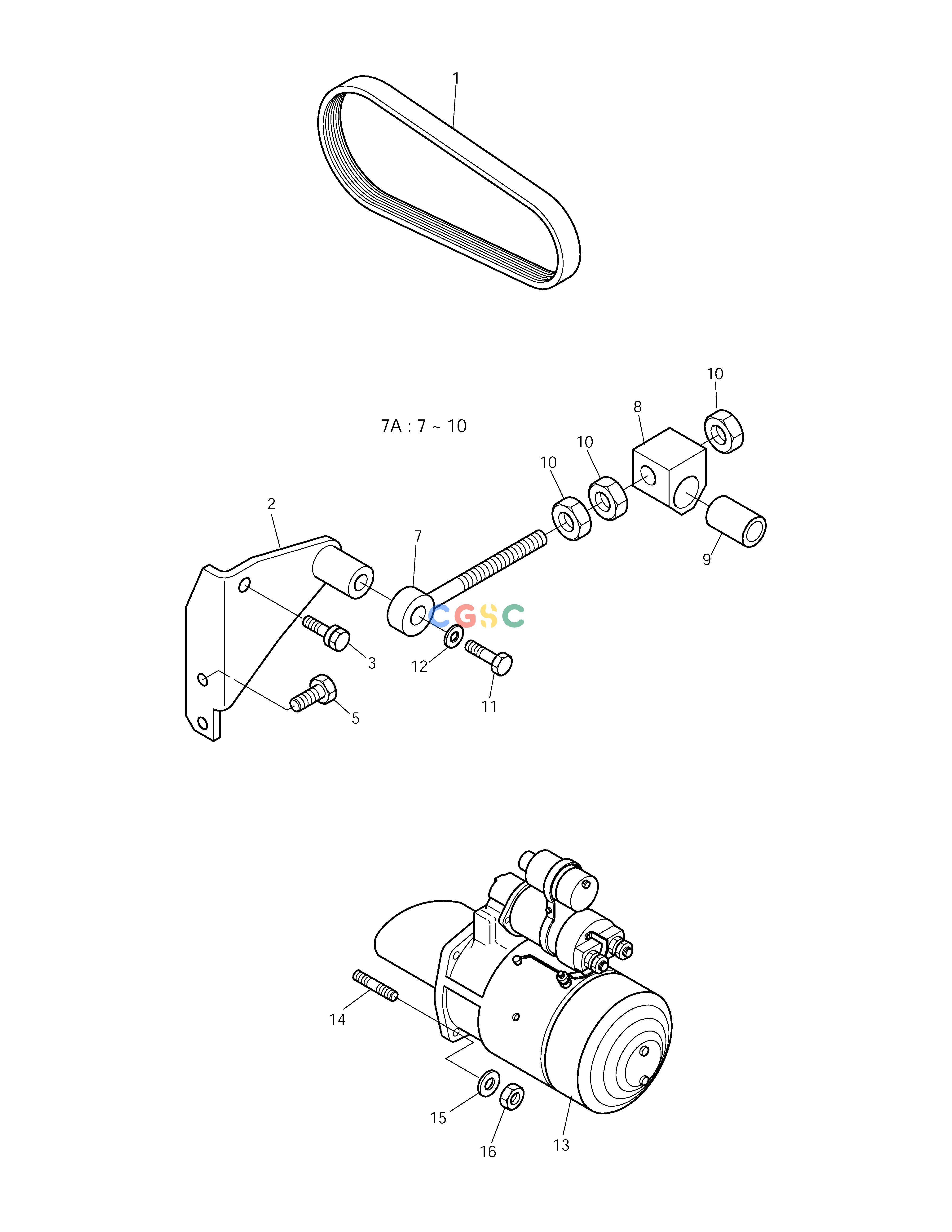 斗山零件查询ELECTRIC PARTS & TACHOMETER DRIVE SOLAR 250LC-V Doosan parts catalog online